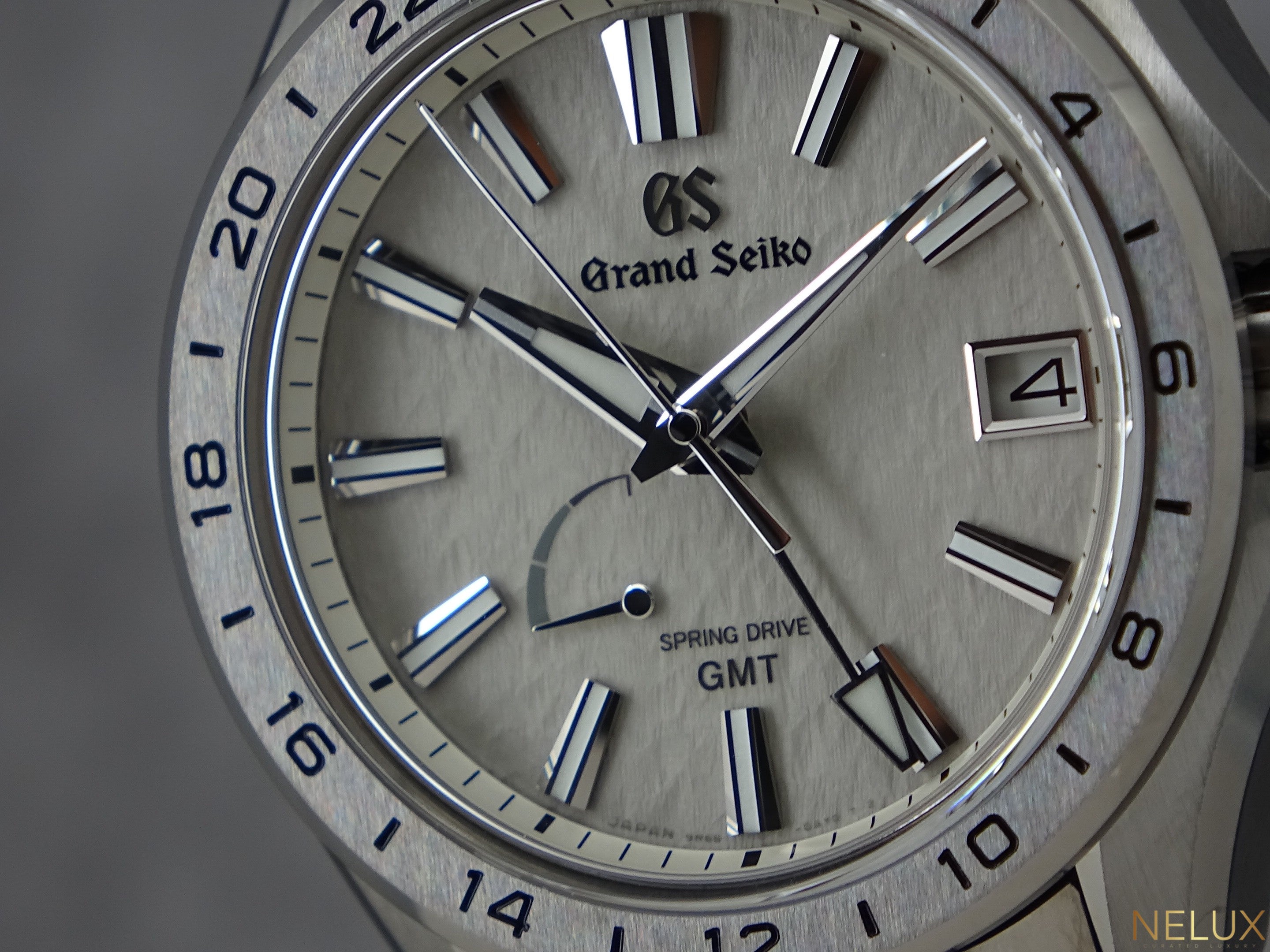 2023 Grand Seiko Evolution 9 Titanium Spring Drive GMT SBGE285 – Extra Strap – Full Set