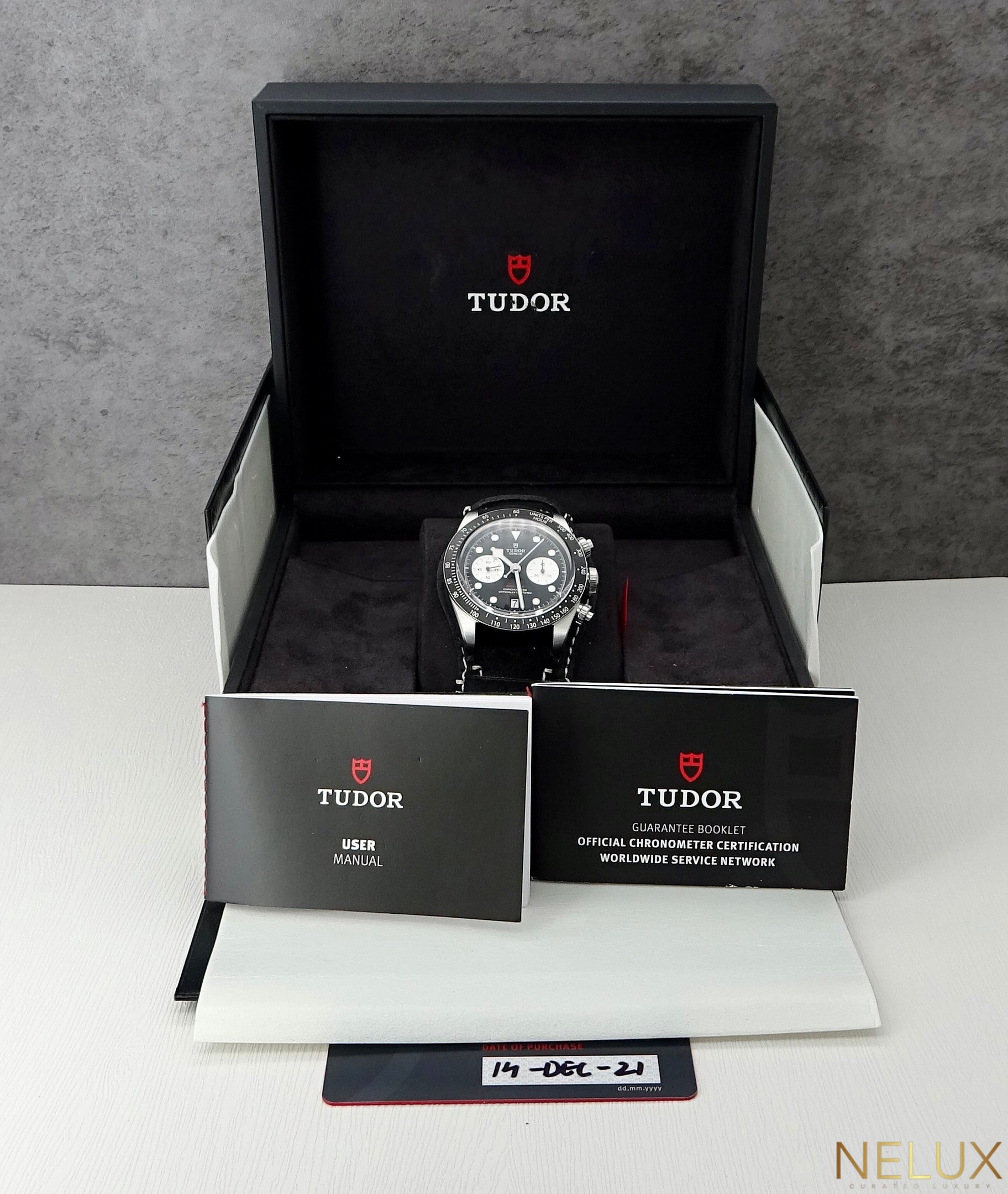 2021 Tudor Black Bay Chronograph “Reverse Panda” Ref. 79360N – Full Set