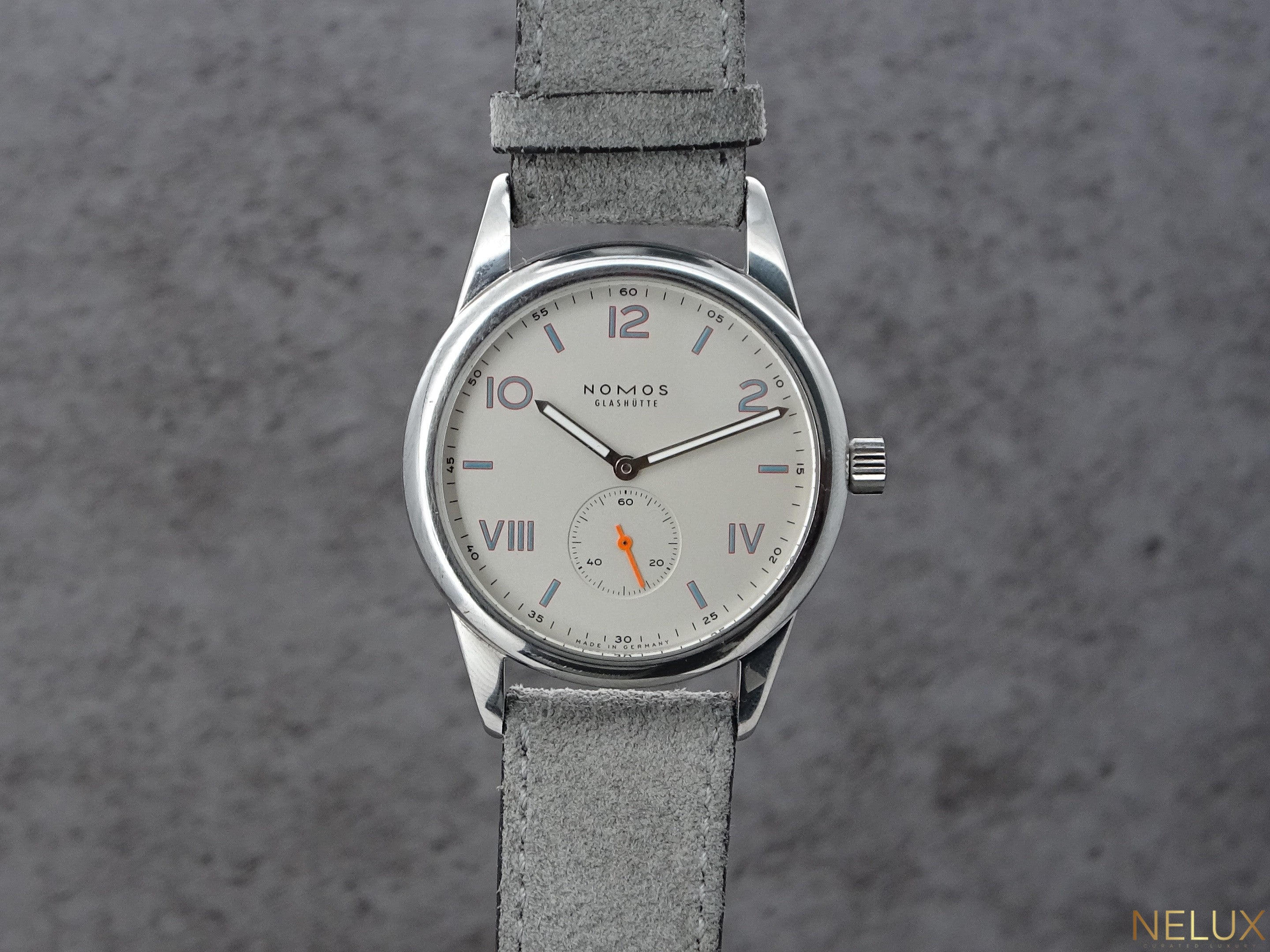 2023 NOMOS Club Campus 38 – Glass Back – Ref. 737 – Full Set + Extra Rice Bracelet
