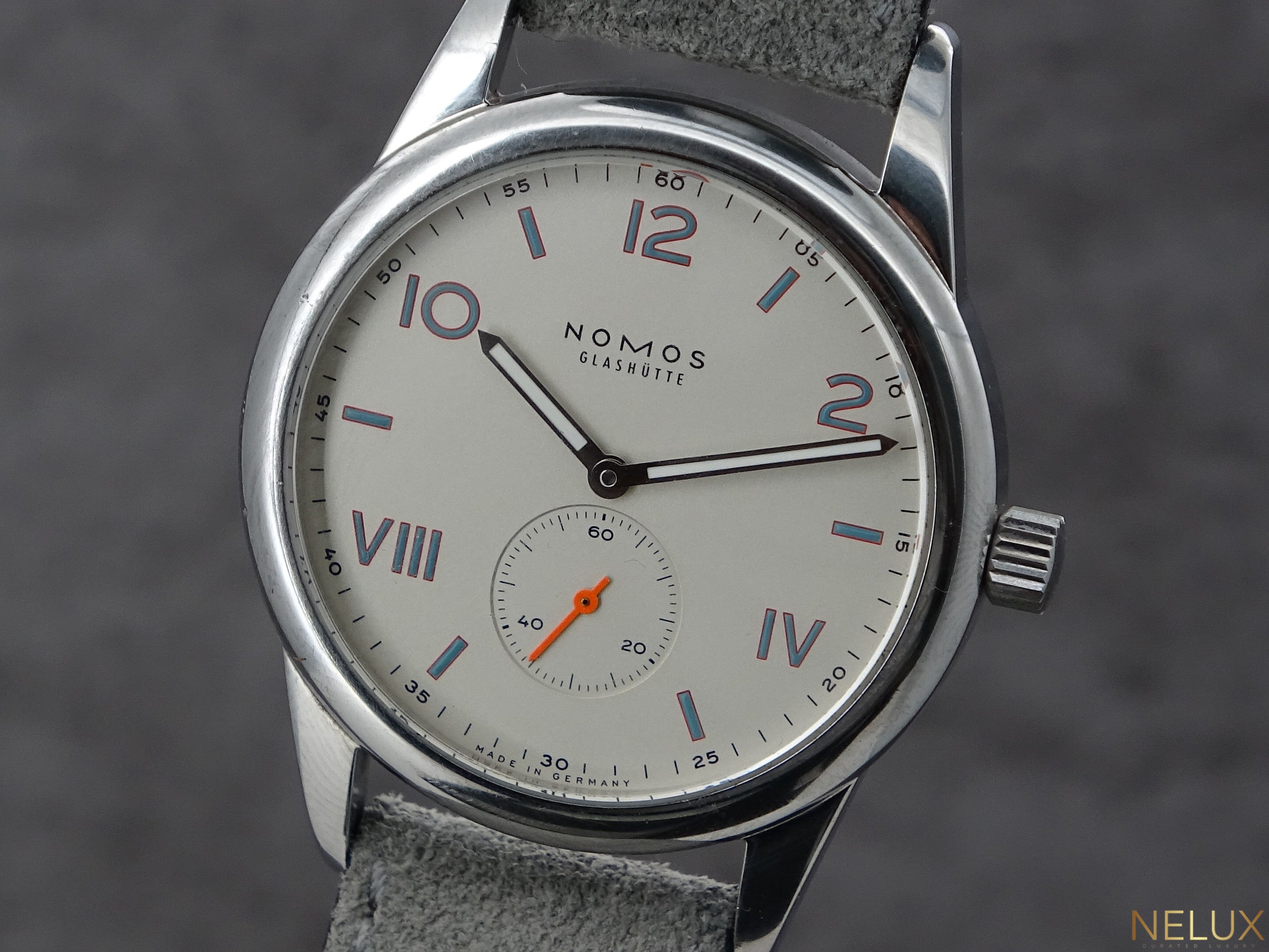 2023 NOMOS Club Campus 38 – Glass Back – Ref. 737 – Full Set + Extra Rice Bracelet