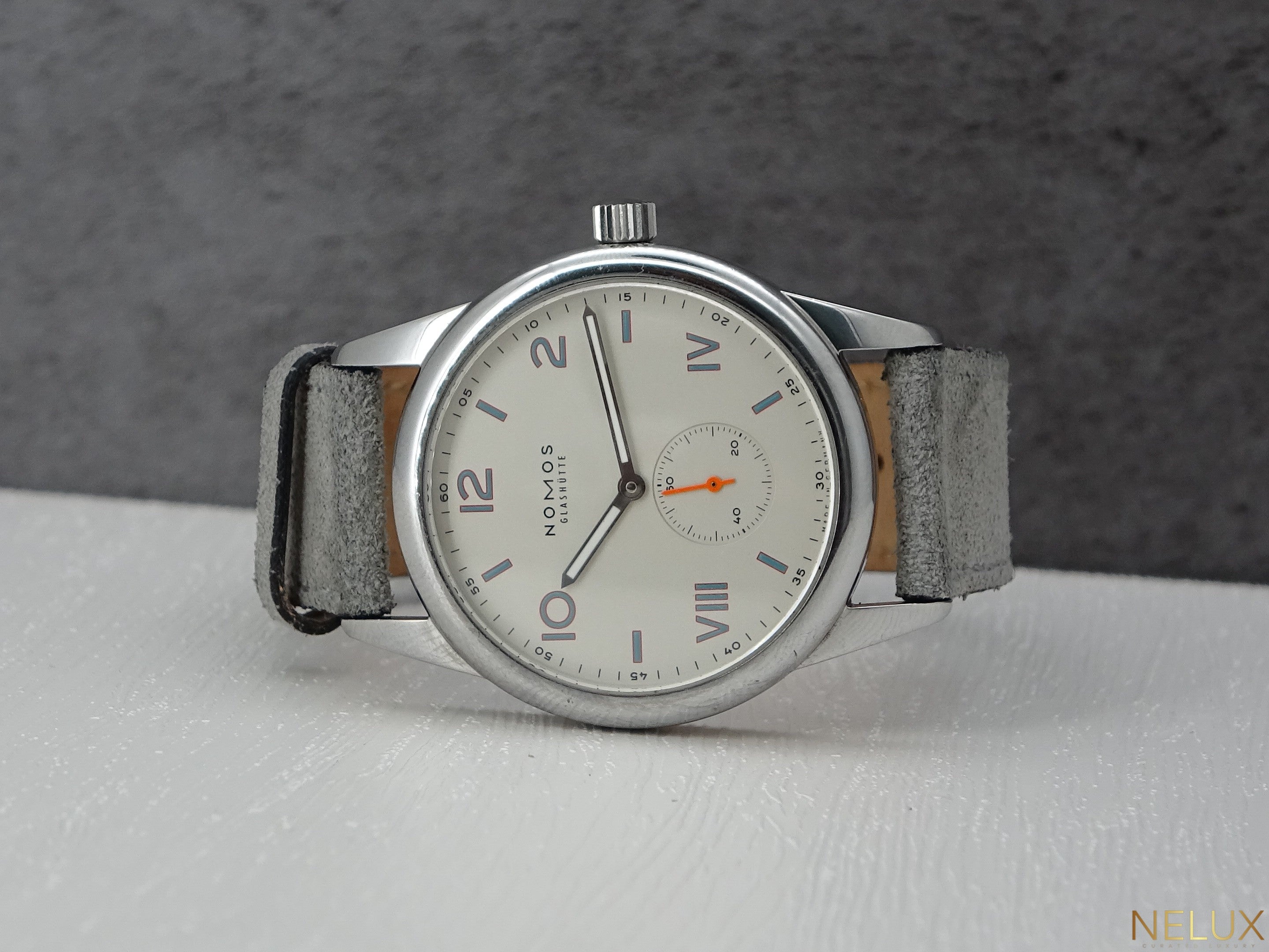 2023 NOMOS Club Campus 38 – Glass Back – Ref. 737 – Full Set + Extra Rice Bracelet