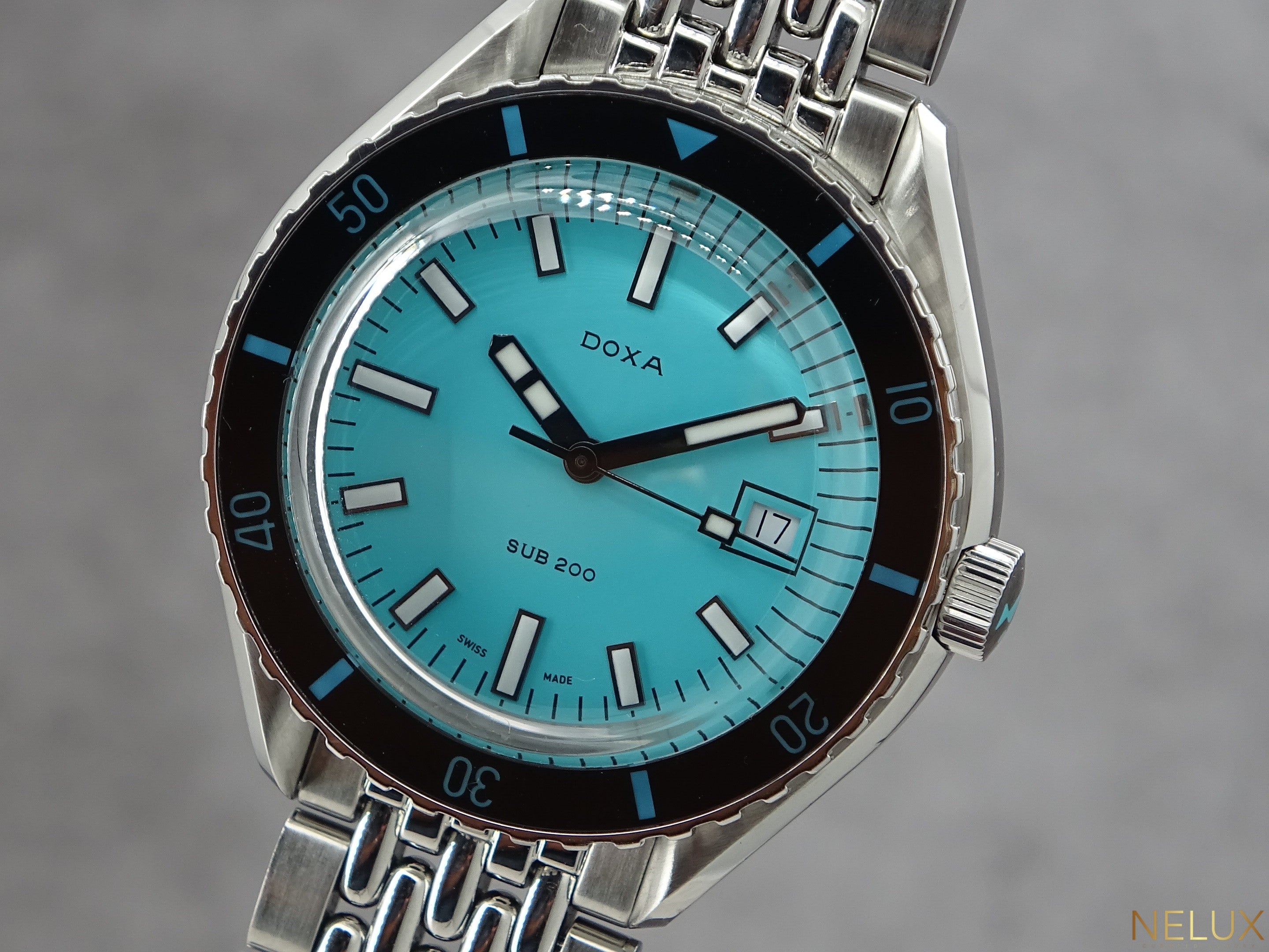 2025 Doxa Sub 200 Aquamarine Ref. 799.10.241.10 – Full Set