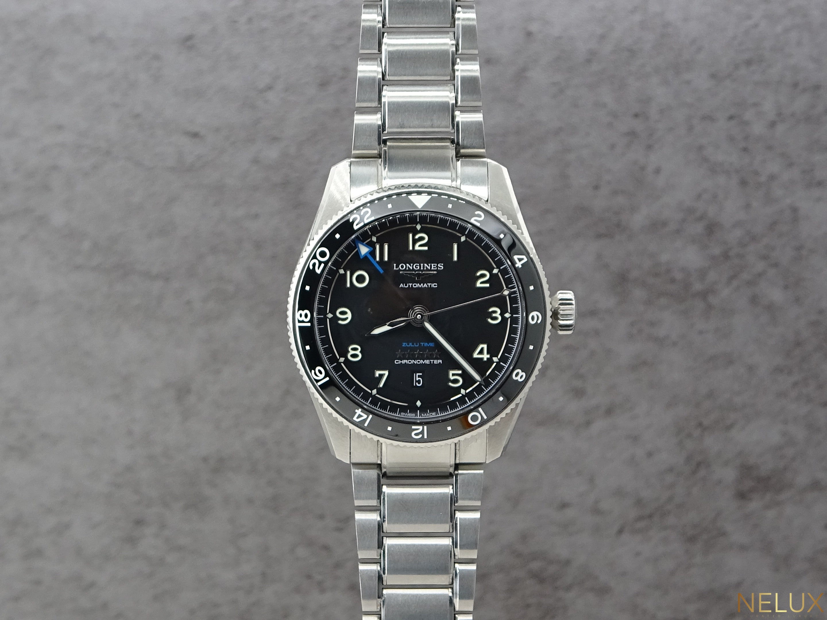 [WTS] 2022 Longines Spirit Zulu Time – 42mm – Ref. L3.812.4.53.2 – Full Set + Extra Strap + Bracelet