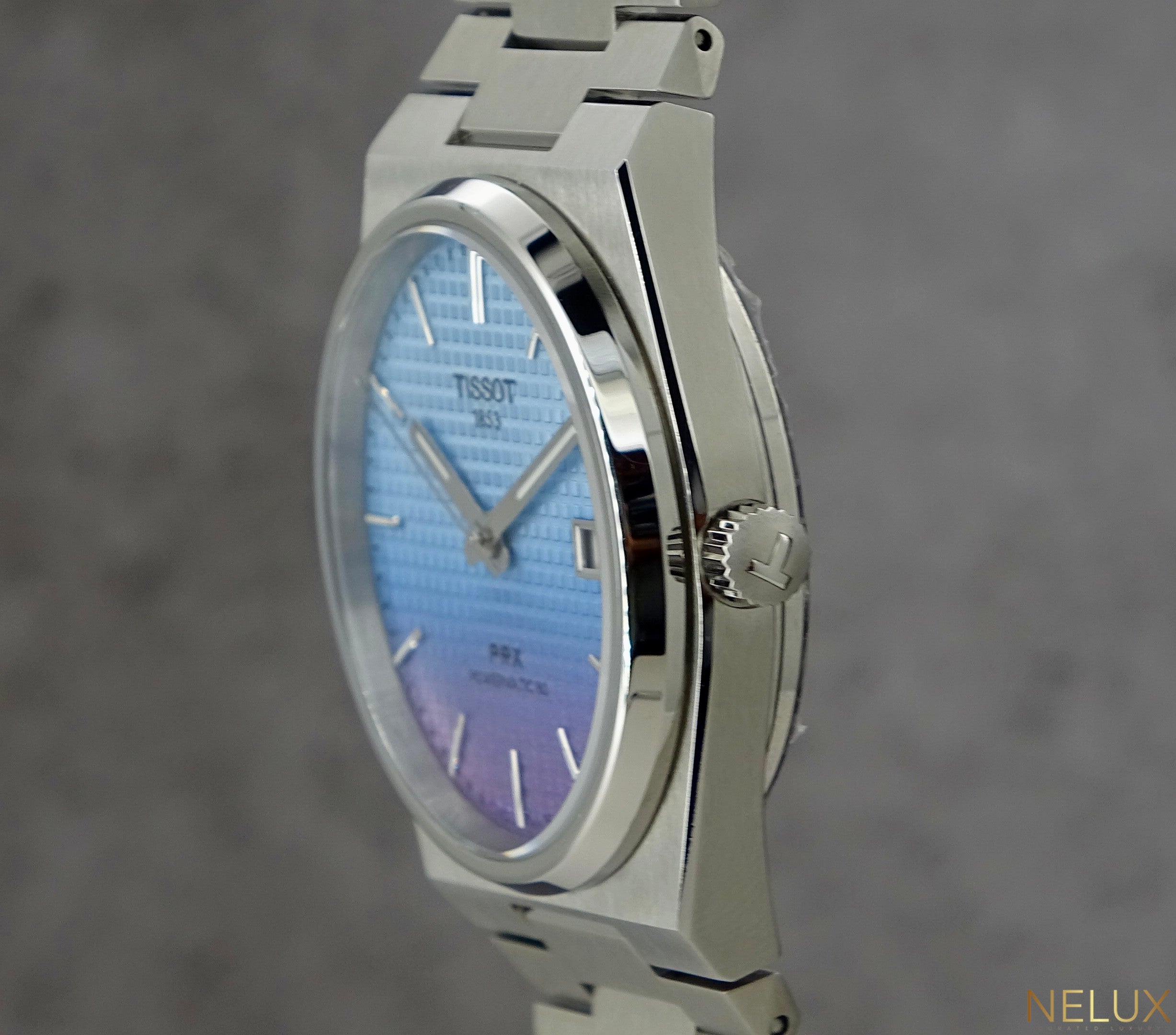 2025 Tissot PRX Powermatic 80 – 40mm – Gradient Blue Dial – Ref. T137.407.11.351.01 – Full Set