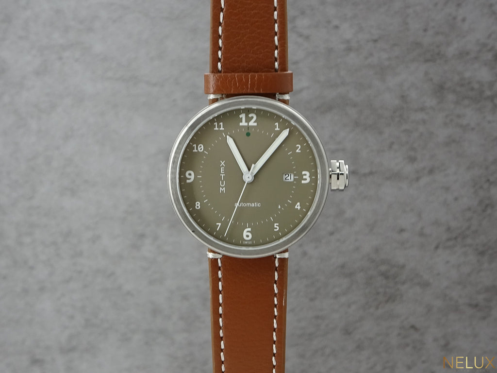 Xetum Stinson Brown B4FEDTNBROWN – Watch Only + Extra Strap – Excellent Condition