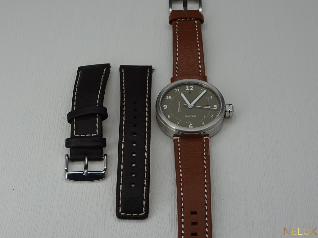 Xetum Stinson Brown B4FEDTNBROWN – Watch Only + Extra Strap – Excellent Condition