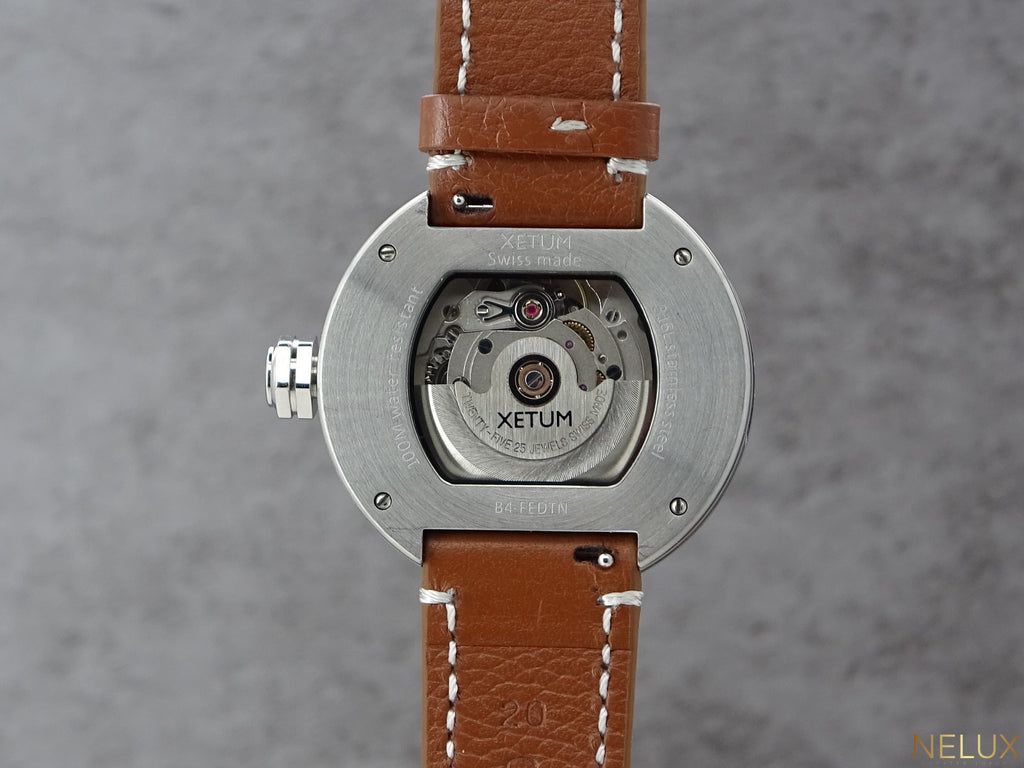 Xetum Stinson Brown B4FEDTNBROWN – Watch Only + Extra Strap – Excellent Condition