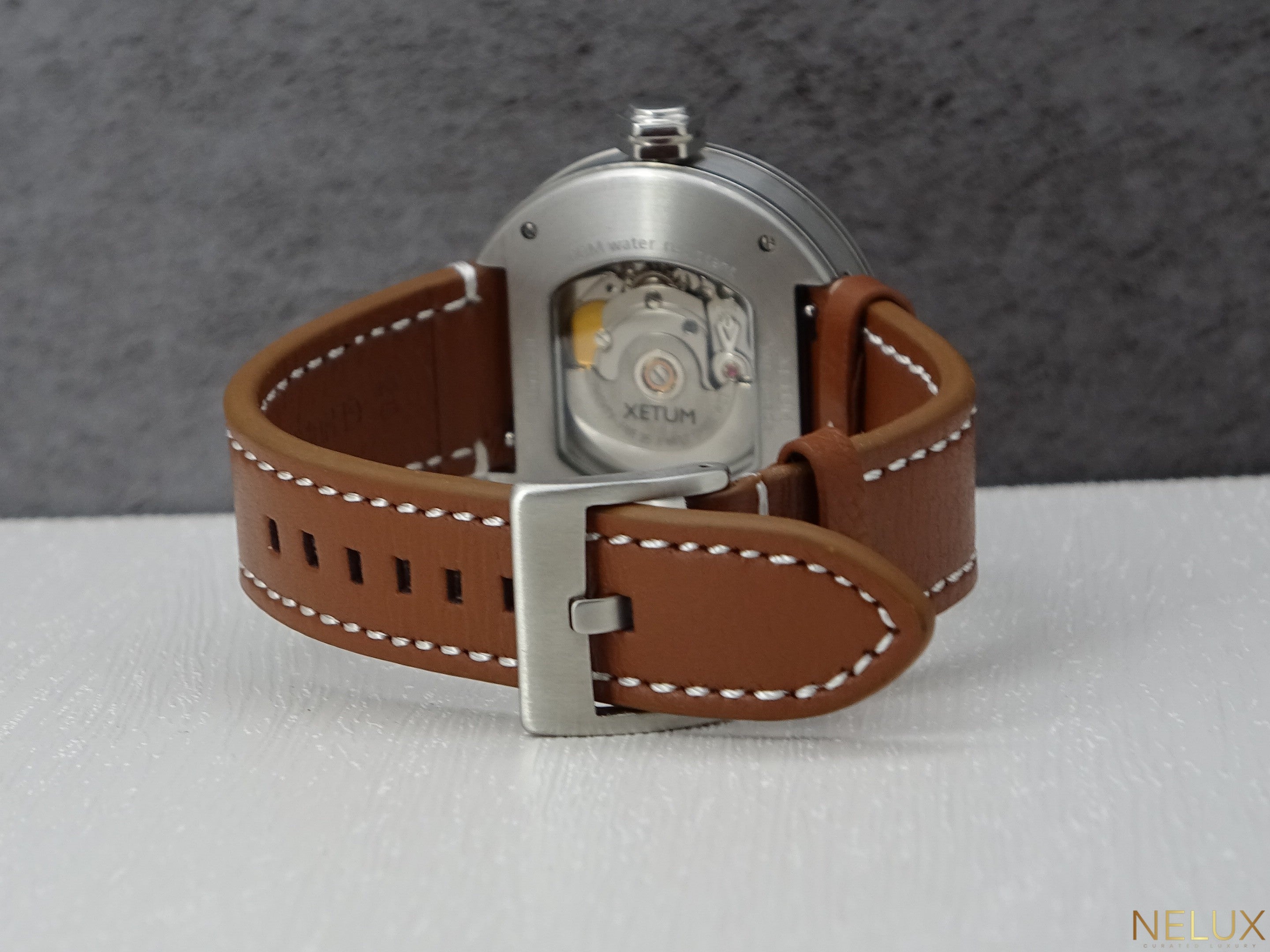 Xetum Stinson Brown B4FEDTNBROWN – Watch Only + Extra Strap – Excellent Condition