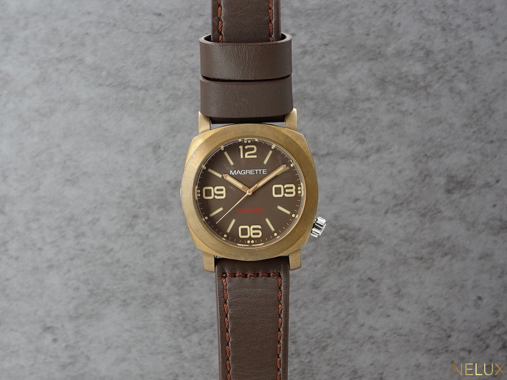 Magrette Vantage Bronze – Full Set – Unworn NATO & Black Strap