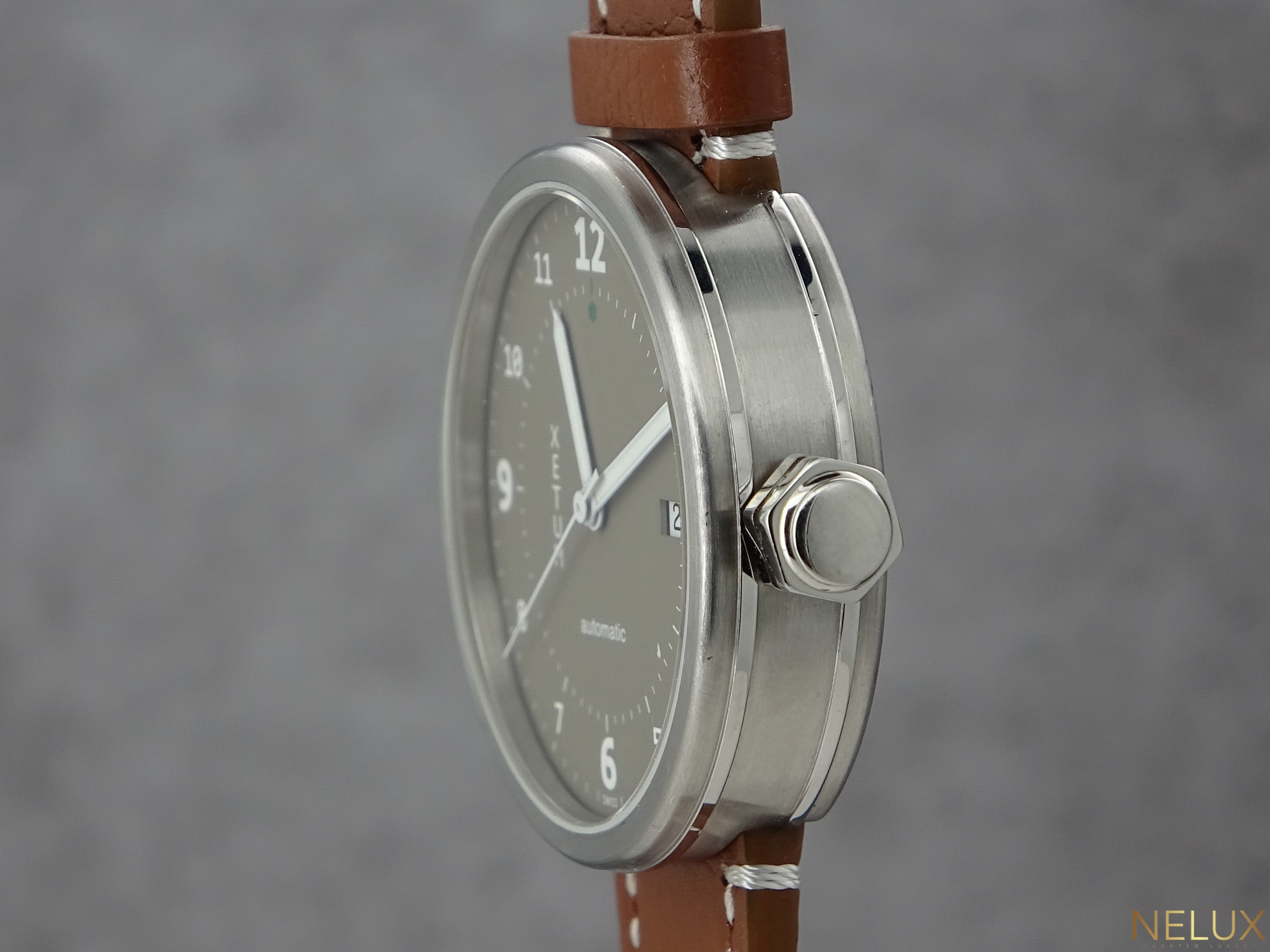 Xetum Stinson Brown B4FEDTNBROWN – Watch Only + Extra Strap – Excellent Condition