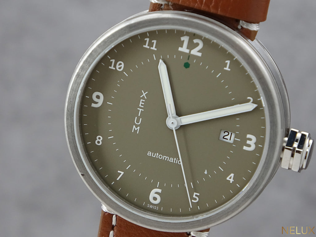 Xetum Stinson Brown B4FEDTNBROWN – Watch Only + Extra Strap – Excellent Condition