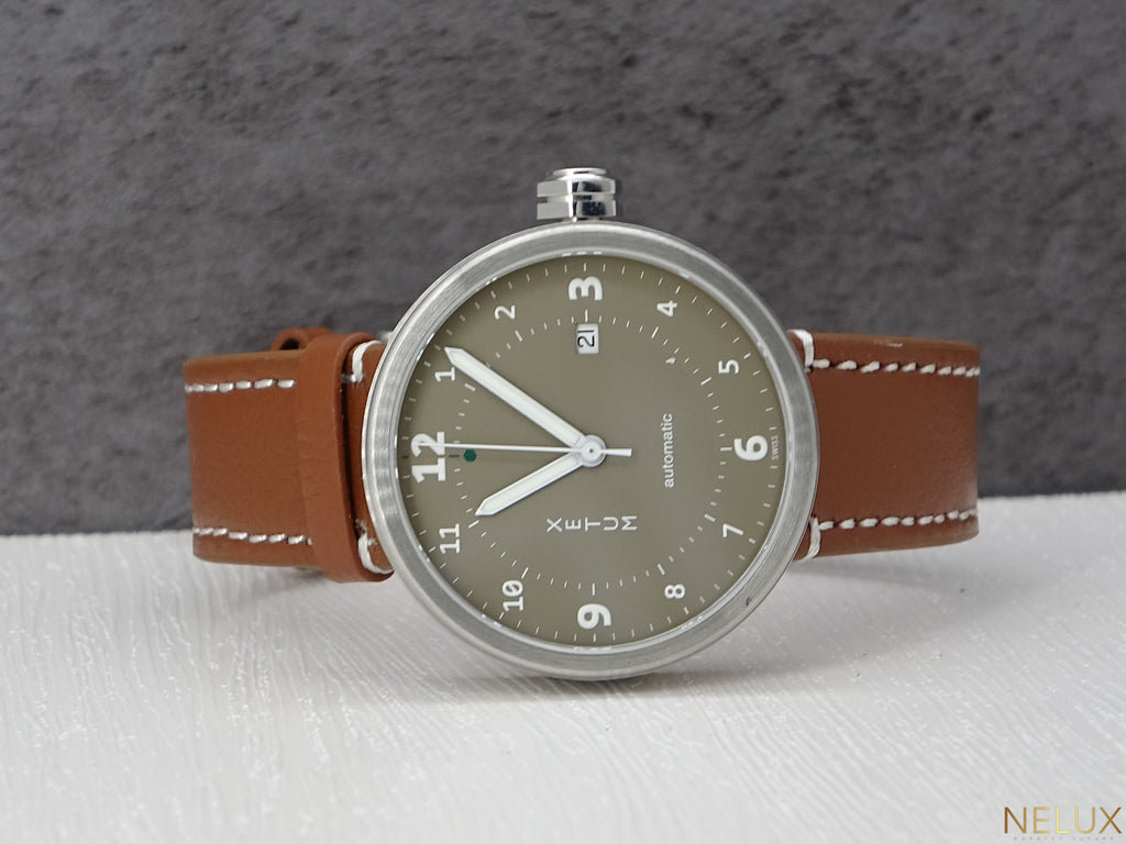Xetum Stinson Brown B4FEDTNBROWN – Watch Only + Extra Strap – Excellent Condition