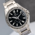 Grand Seiko Evolution 9 Spring Drive GMT Black Dial on Titanium SBGE283 Complete 2022