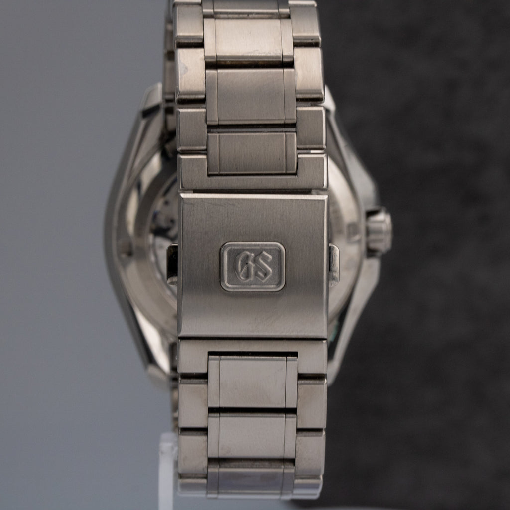 Grand Seiko Evolution 9 Spring Drive GMT Black Dial on Titanium SBGE283 Complete 2022