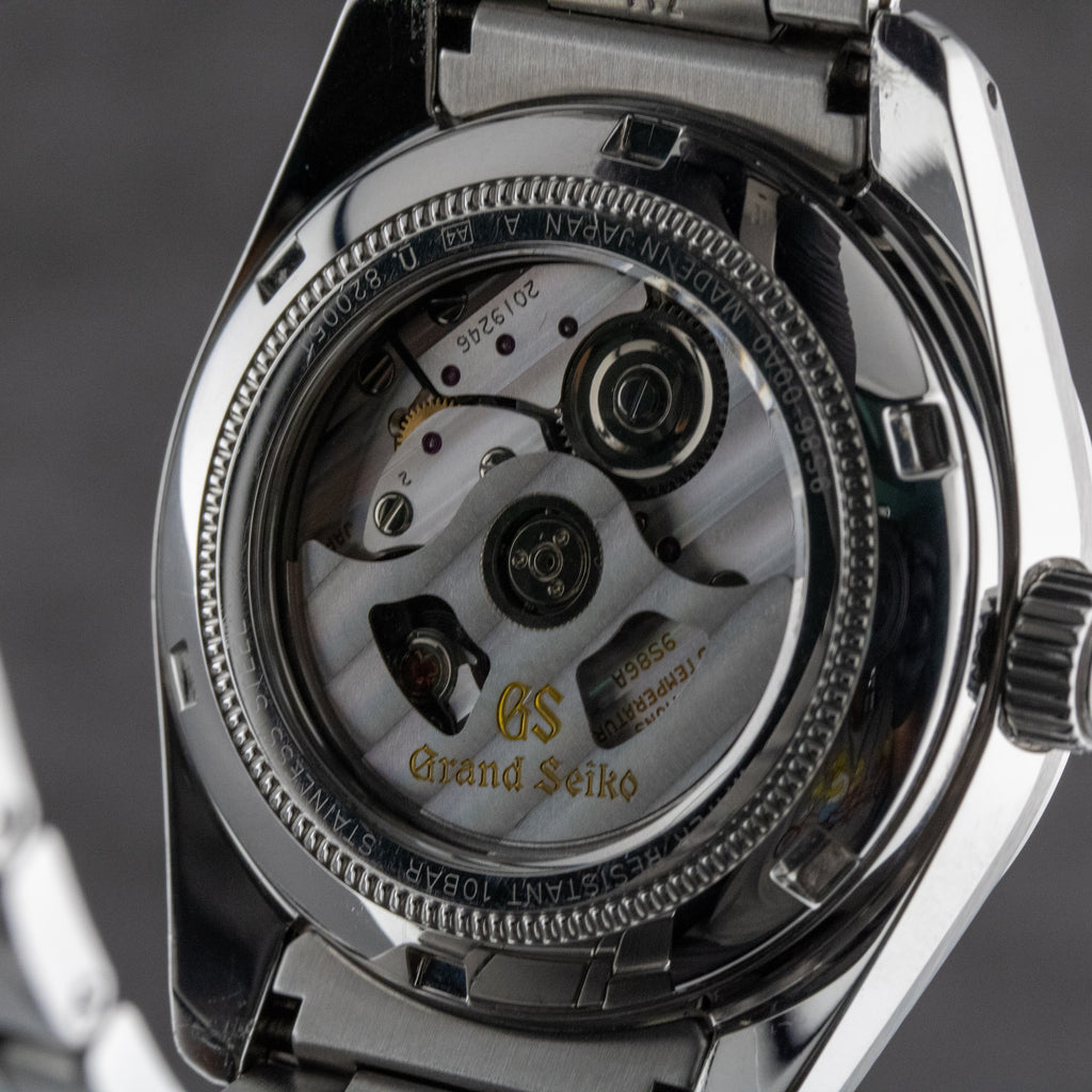 Grand Seiko Hi-Beat GMT White Dial on Stailess Steel SBJG201 Complete 2022