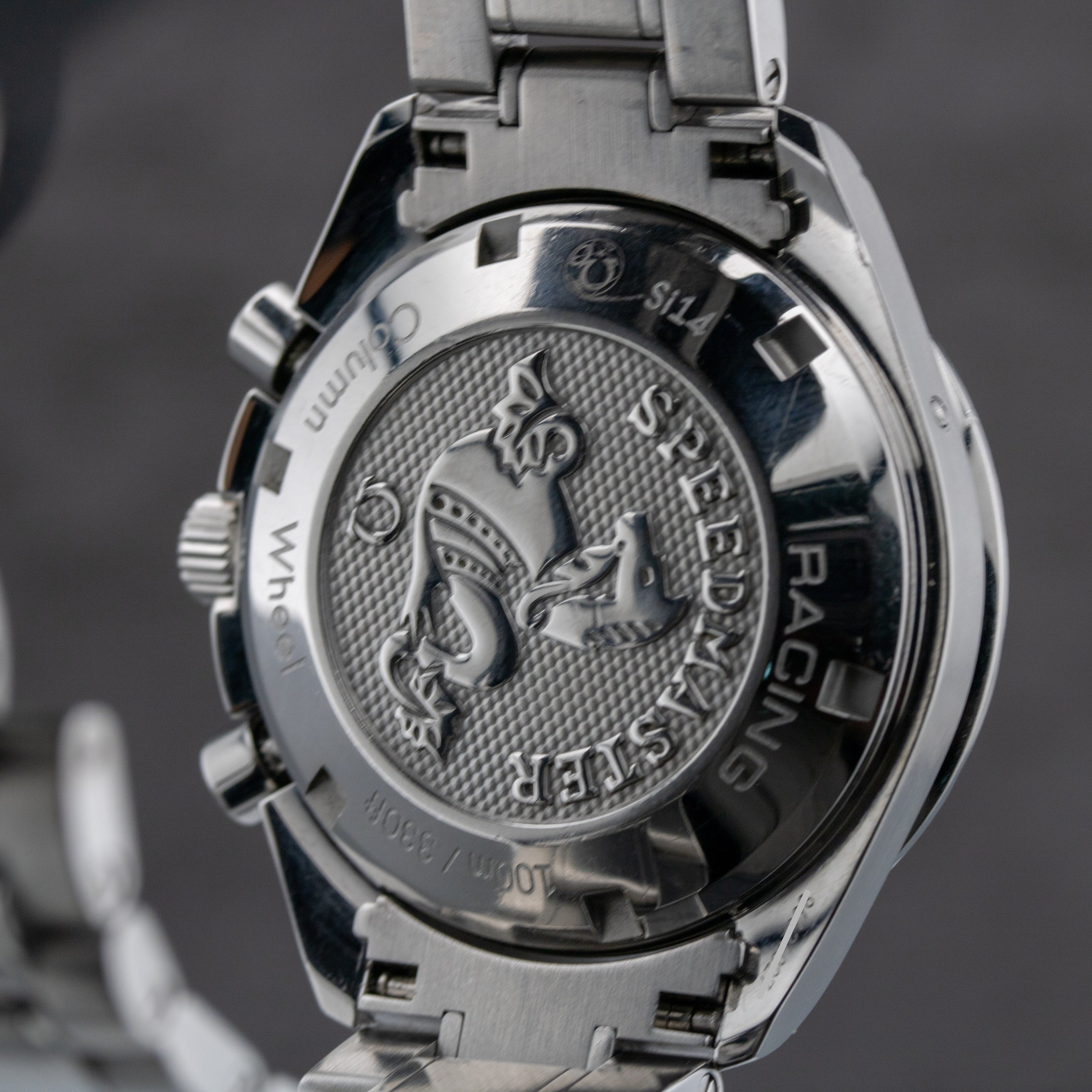 Omega Speedmaster Racing White Dial on Steel 326.30.40.50.02.001 Complete Open Date