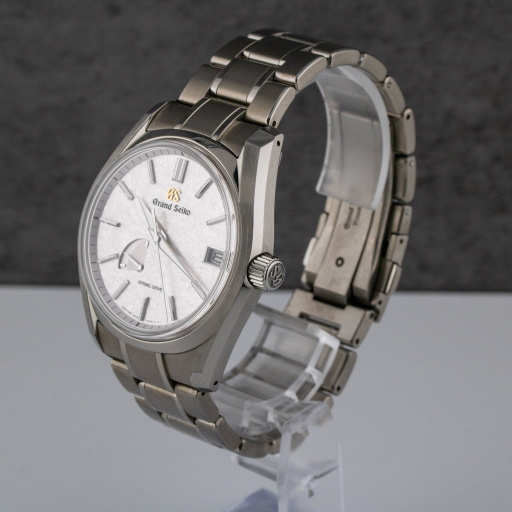 Grand Seiko Heritage Collection Blossom Shunbun Dial on Titanium sbga413 with Box