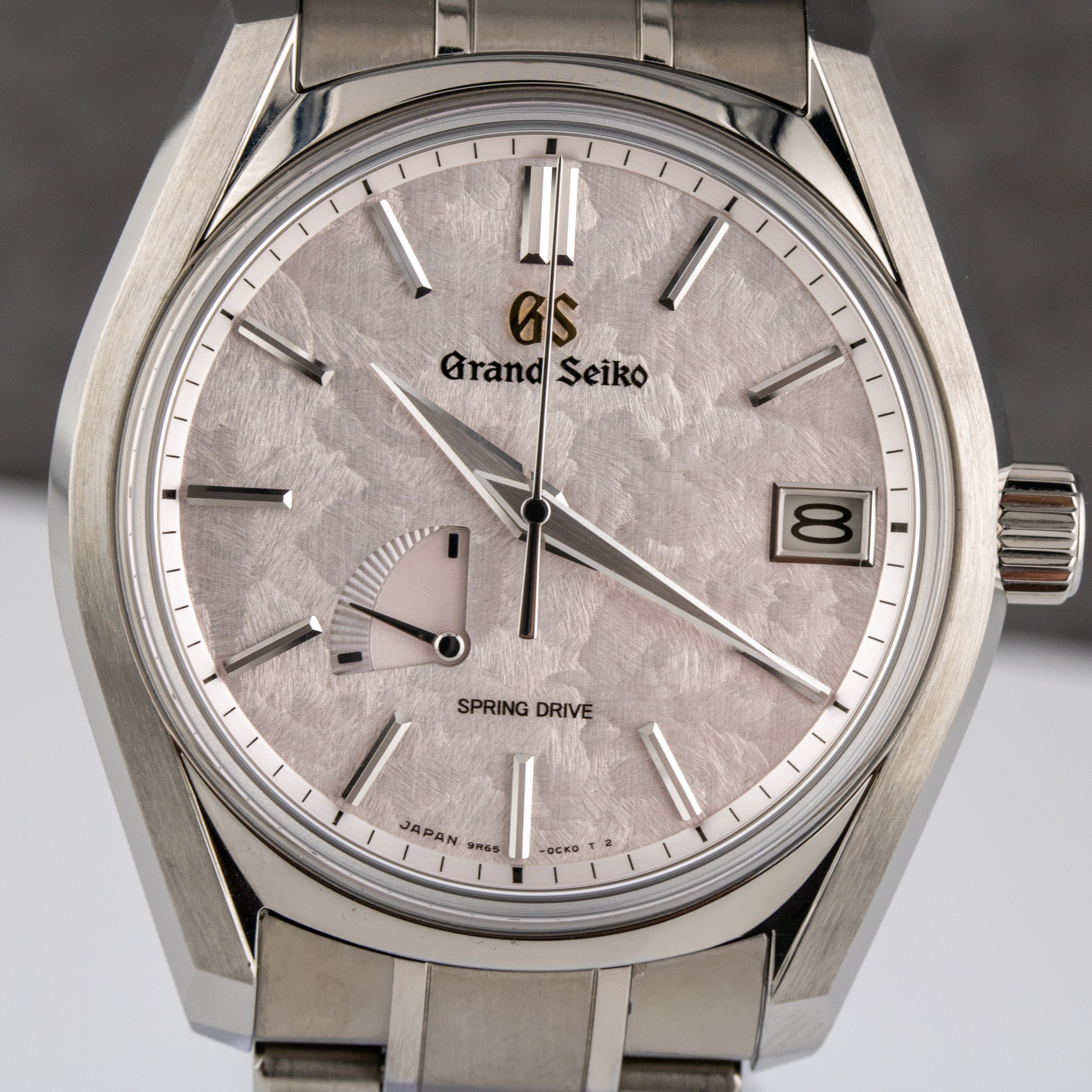 Grand Seiko Heritage Collection Blossom Shunbun Dial on Titanium sbga413 with Box