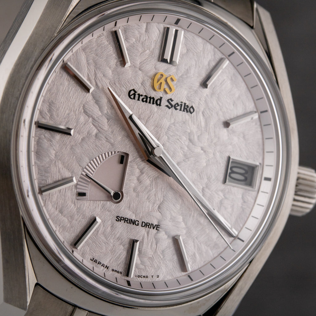 Grand Seiko Heritage Collection Blossom Shunbun Dial on Titanium sbga413 with Box