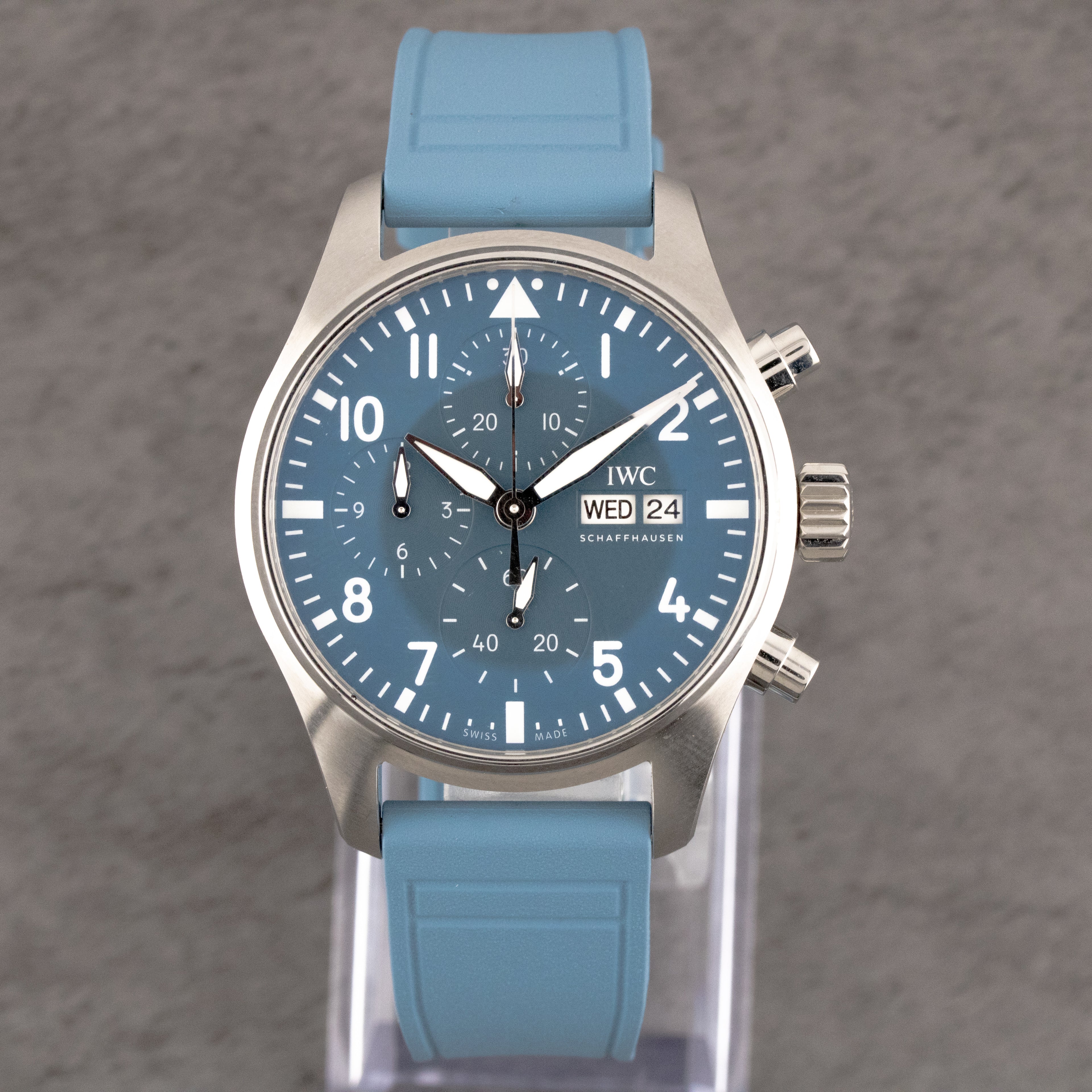 IWC Pilot's Watch Chronograph 41 Blue Dial on Rubber IW388117 Complete 2026