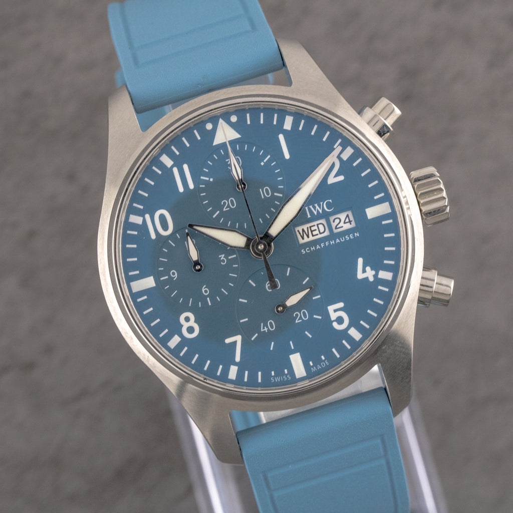IWC Pilot's Watch Chronograph 41 Blue Dial on Rubber IW388117 Complete 2026