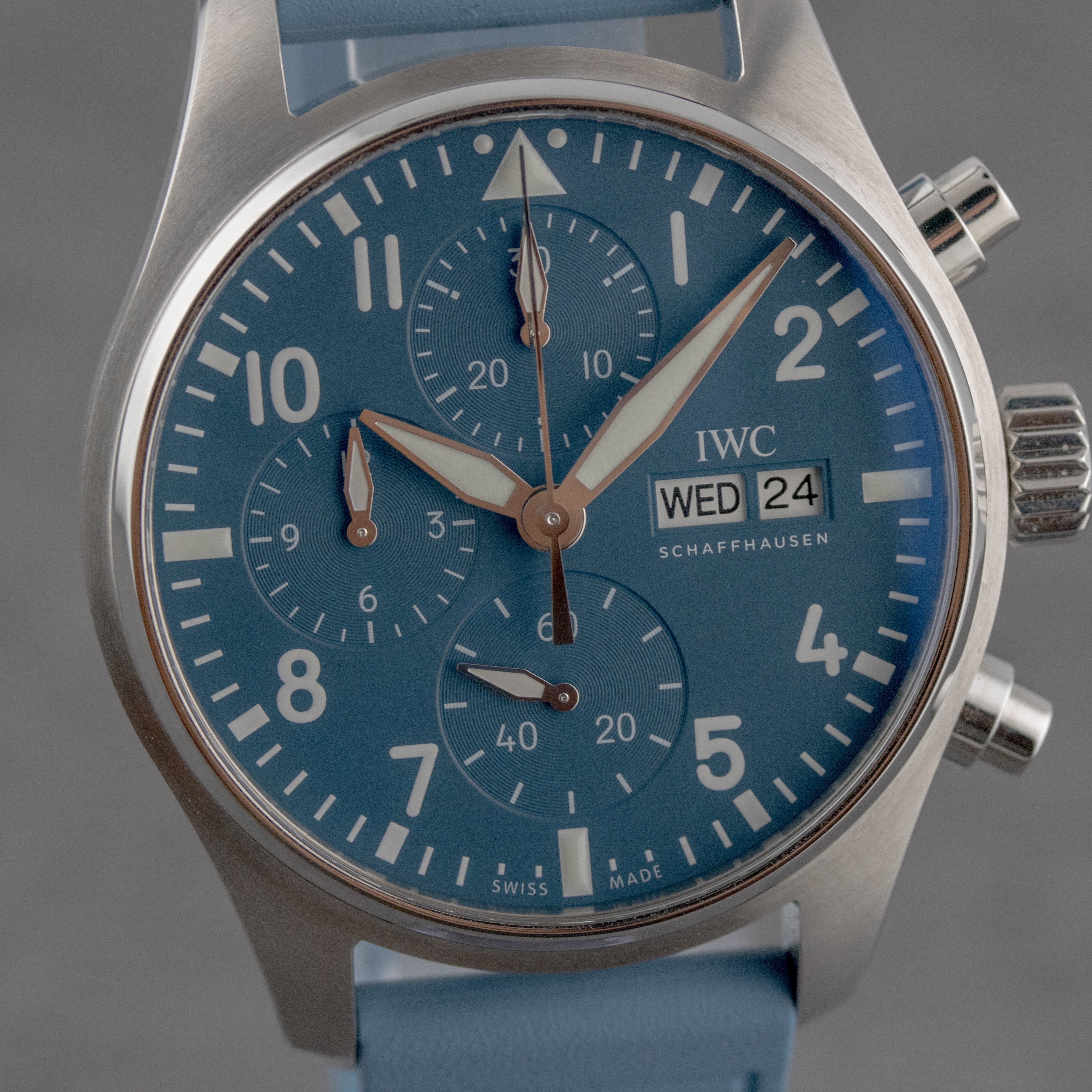 IWC Pilot's Watch Chronograph 41 Blue Dial on Rubber IW388117 Complete 2026