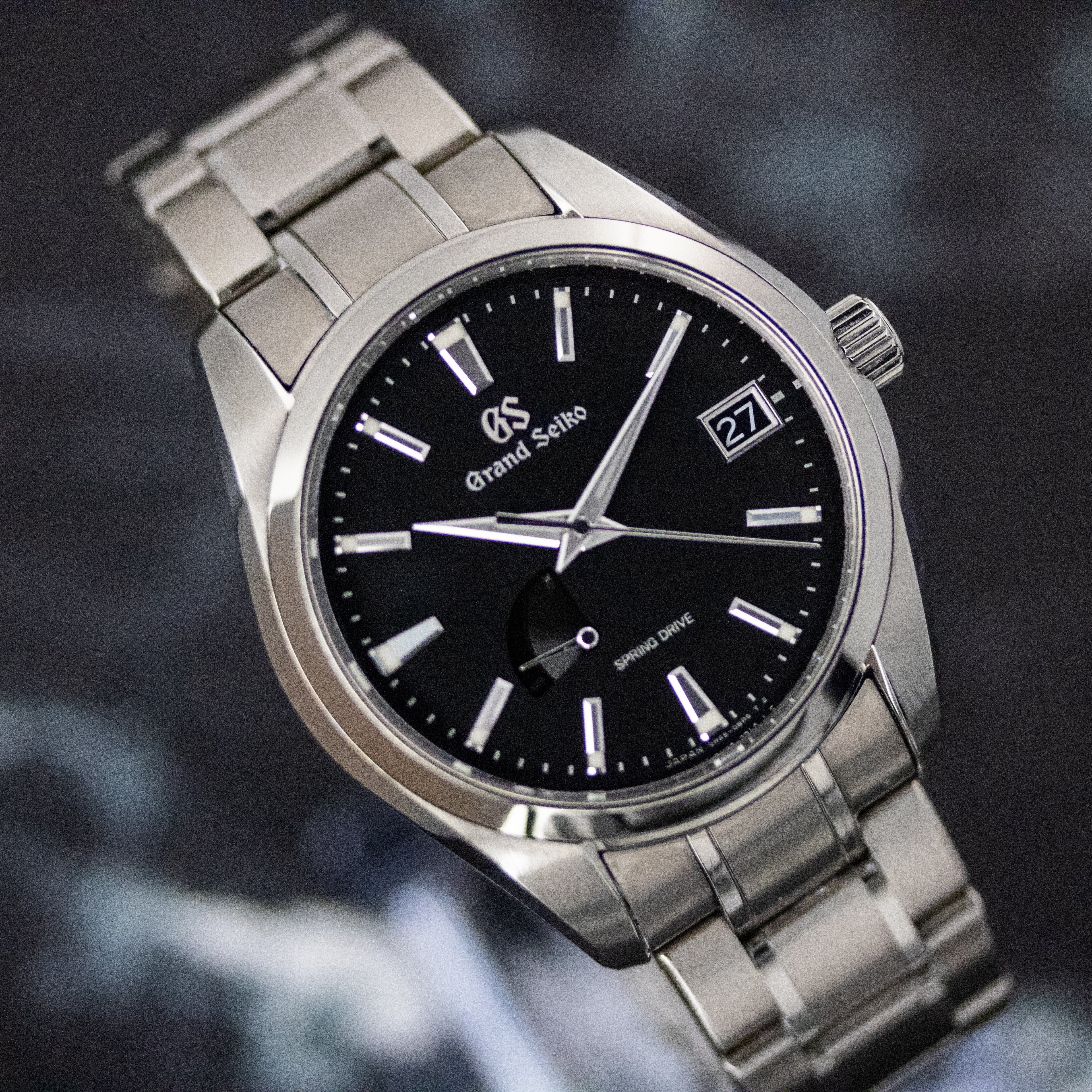 Grand Seiko Heritage Black Dial on Titanium SBGA241 Complete 2018