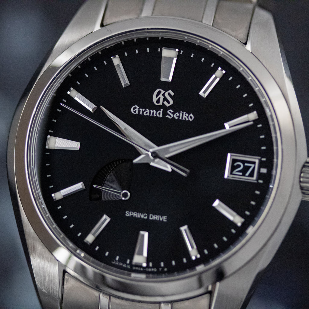 Grand Seiko Heritage Black Dial on Titanium SBGA241 Complete 2018