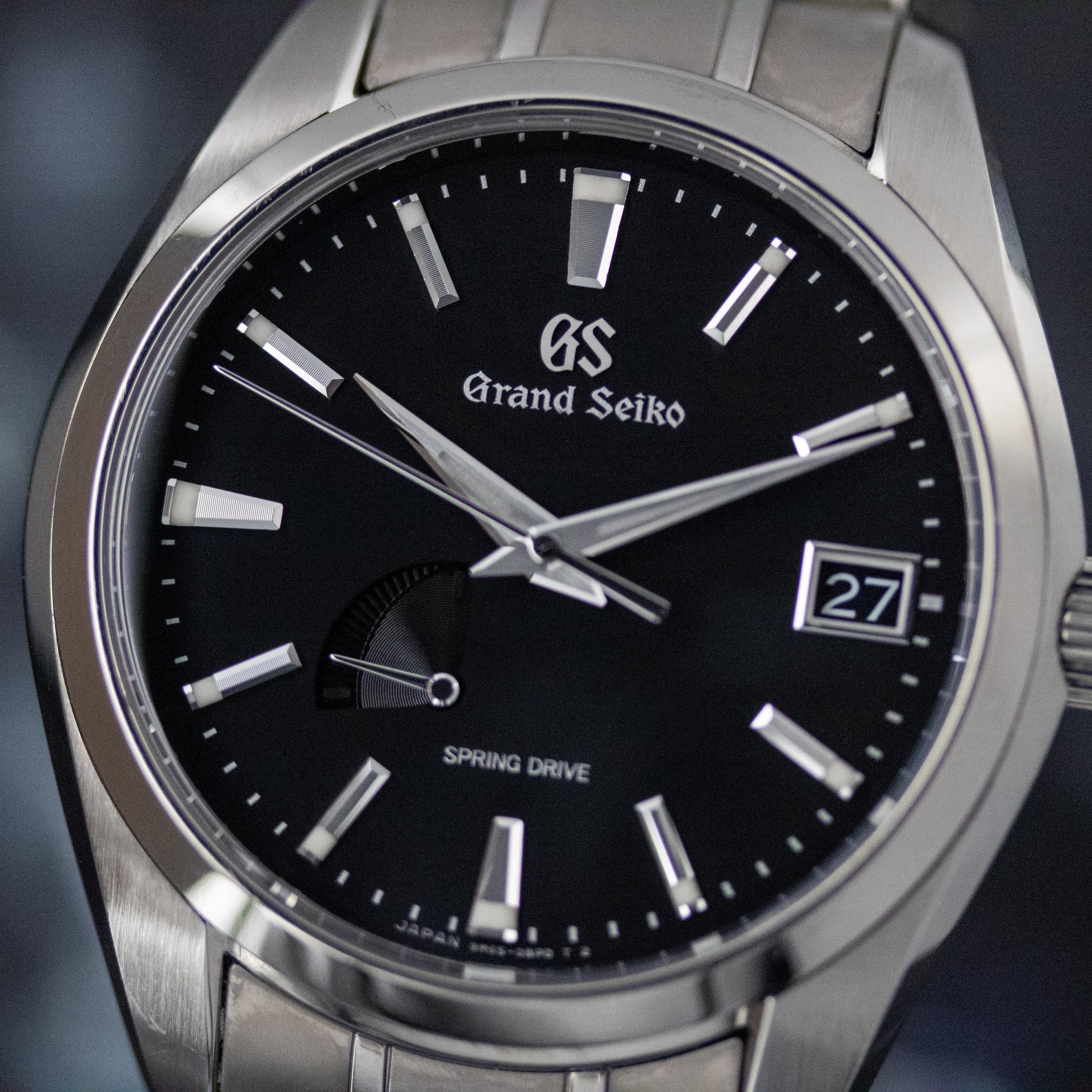 Grand Seiko Heritage Black Dial on Titanium SBGA241 Complete 2018