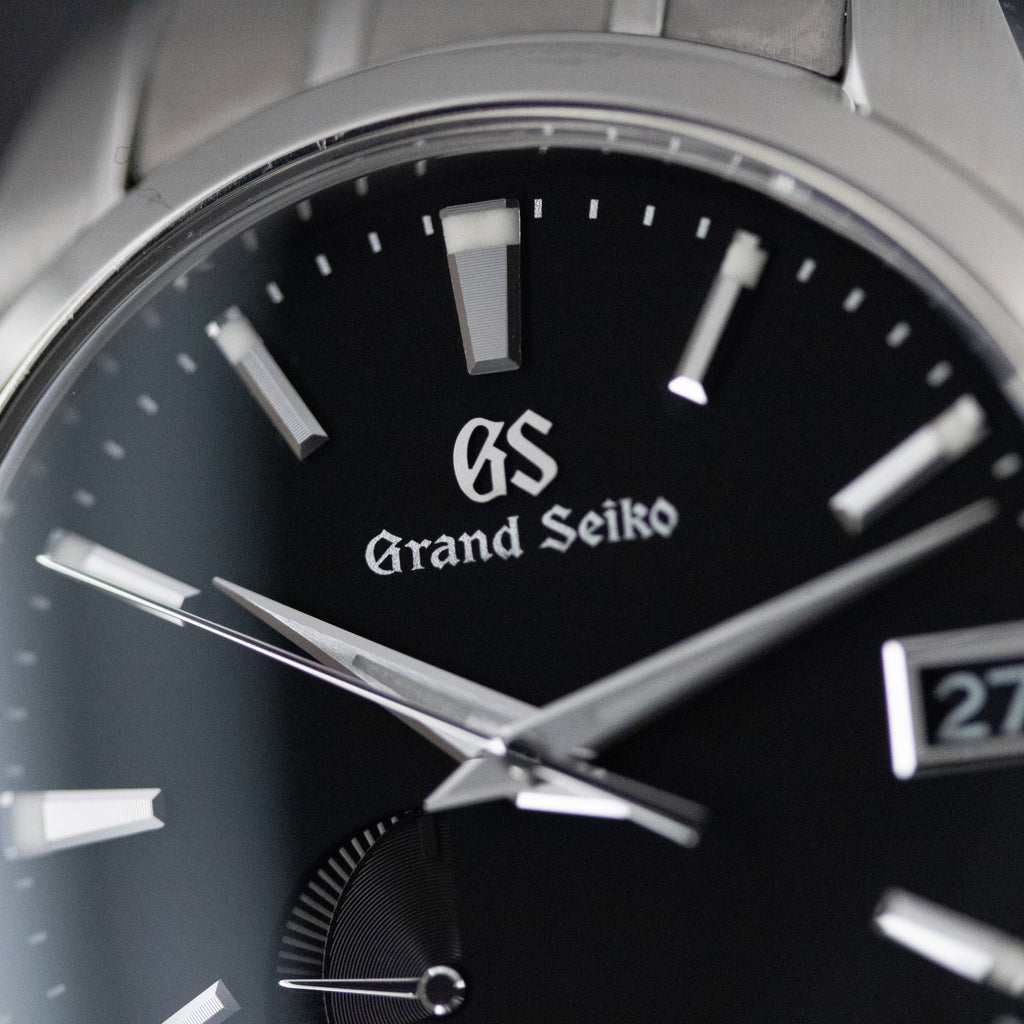 Grand Seiko Heritage Black Dial on Titanium SBGA241 Complete 2018