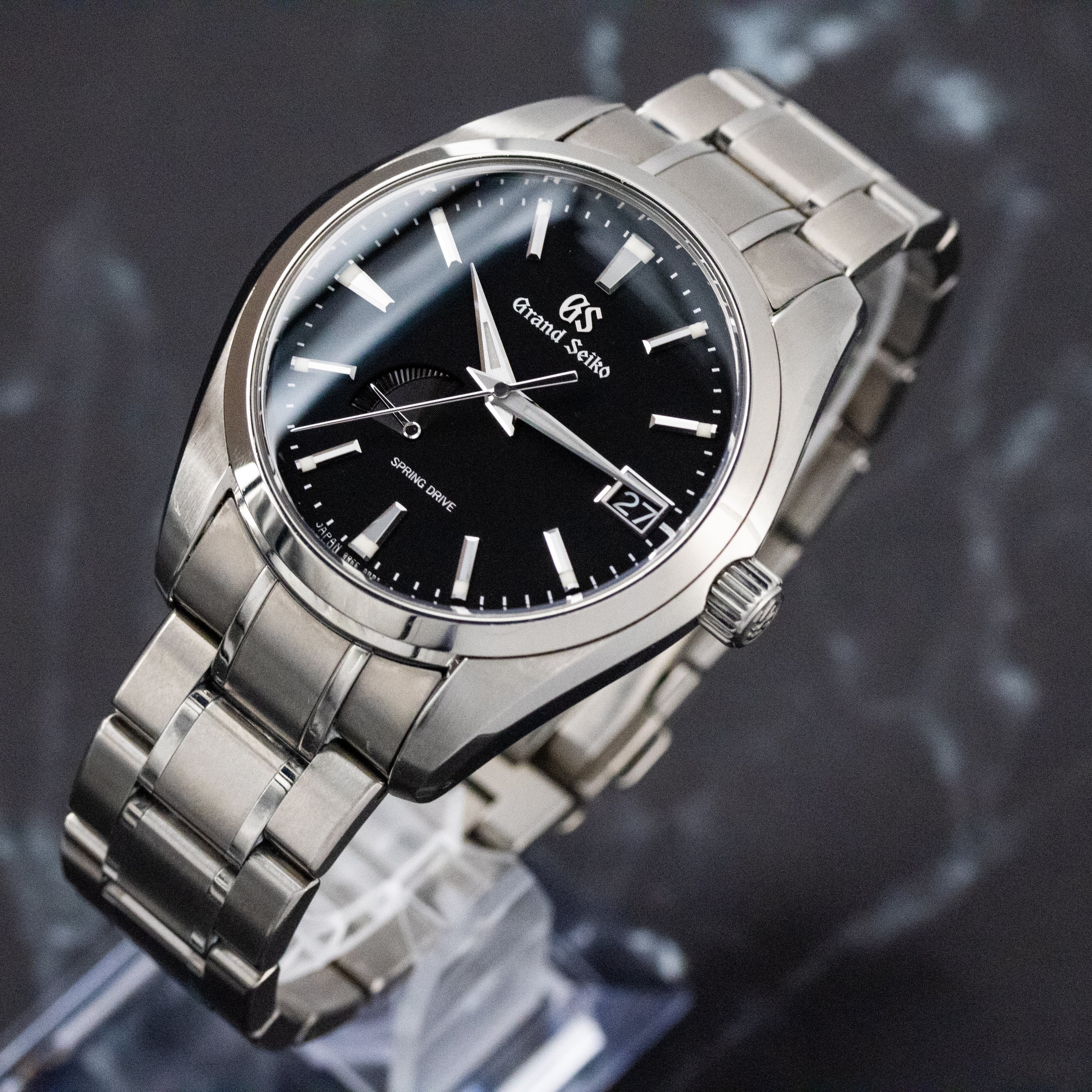 Grand Seiko Heritage Black Dial on Titanium SBGA241 Complete 2018