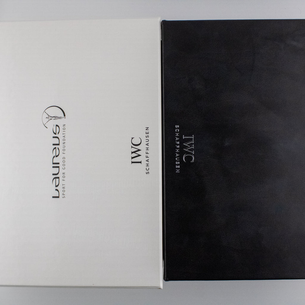 IWC Mark XVIII Laureus Sport for Good Blue Dial on Black Straps IW324703 Complete 2019
