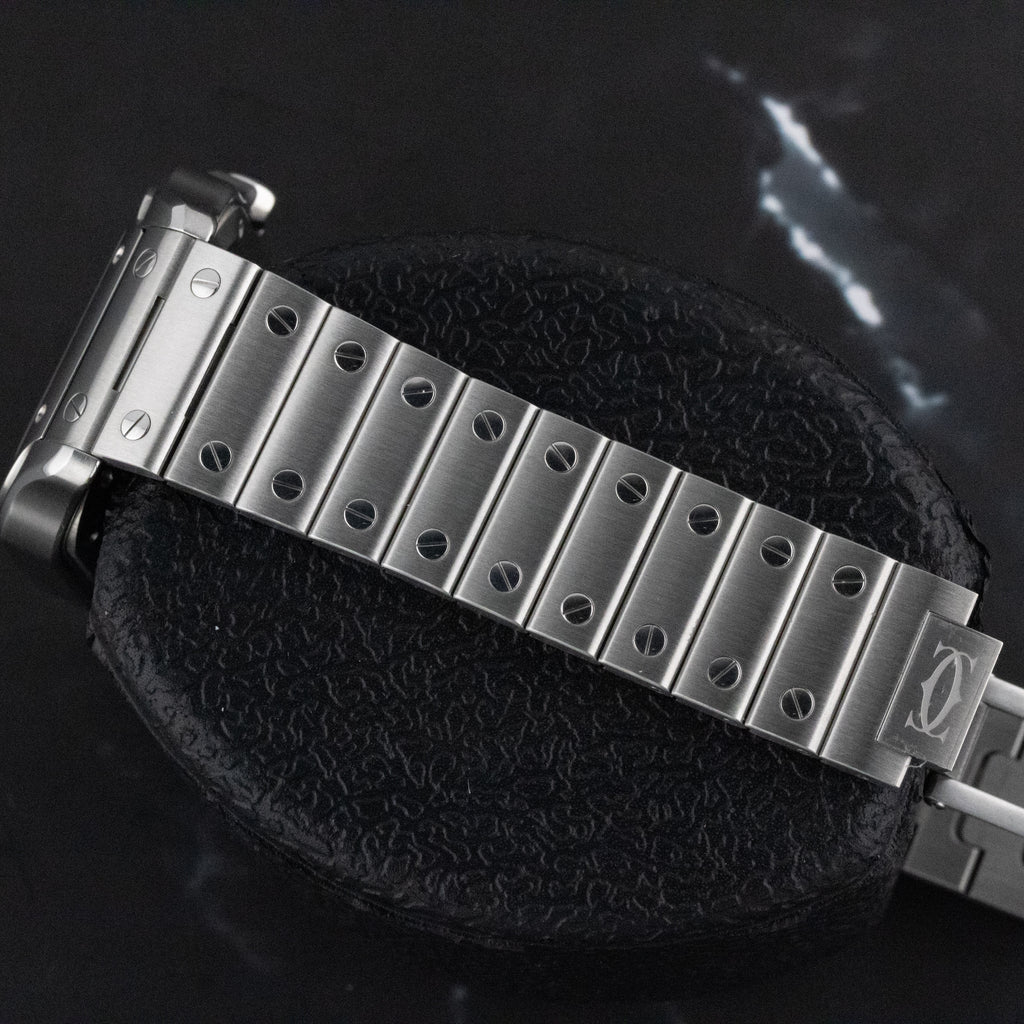 Cartier Santos de Cartier Medium Silver Dial on Bracelet WSSA0029 Complete 2021