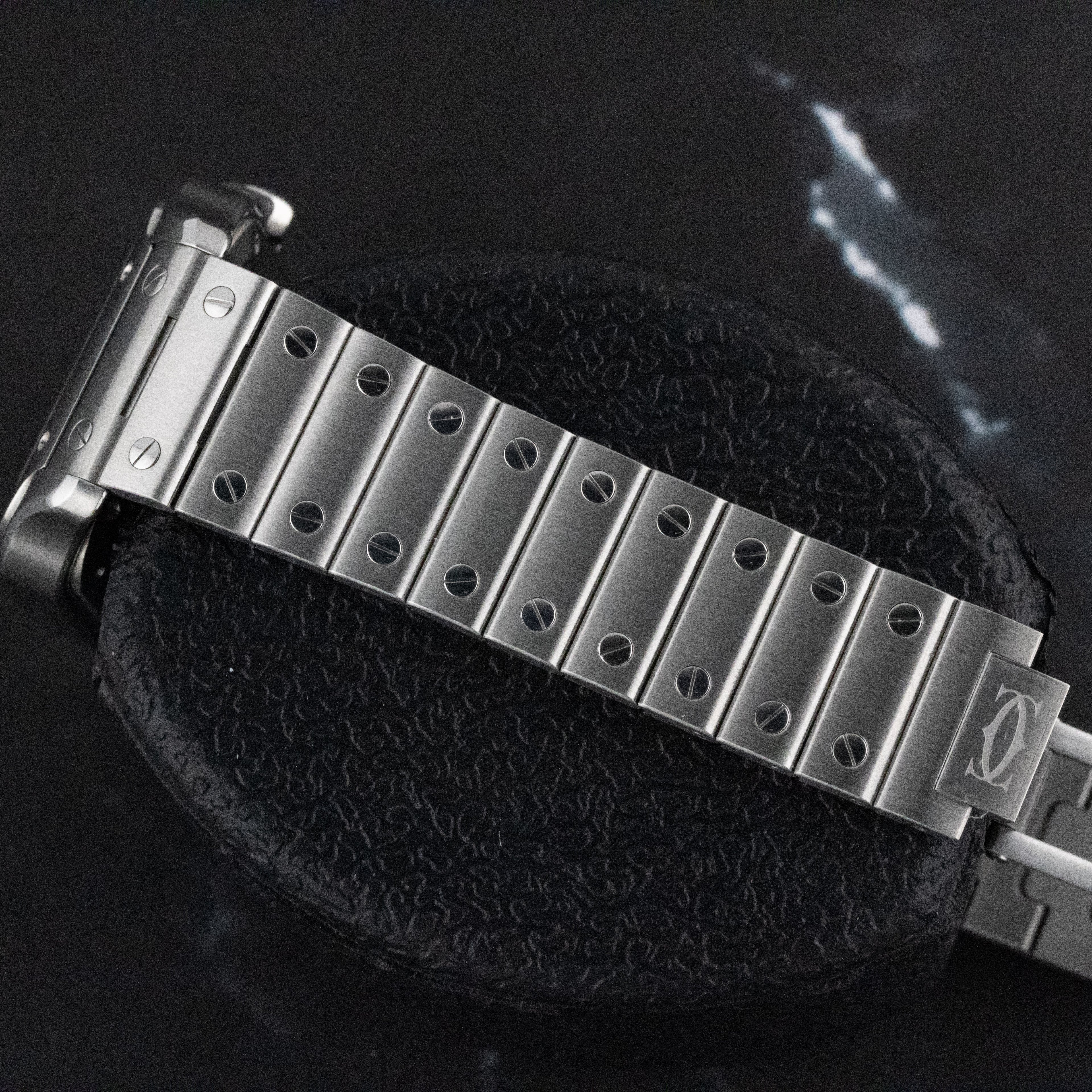 Cartier Santos de Cartier Medium Silver Dial on Bracelet WSSA0029 Complete 2021