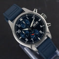 IWC Pilot's Watch Chronograph 41 Blue Dial on Rubber Strap IW388101