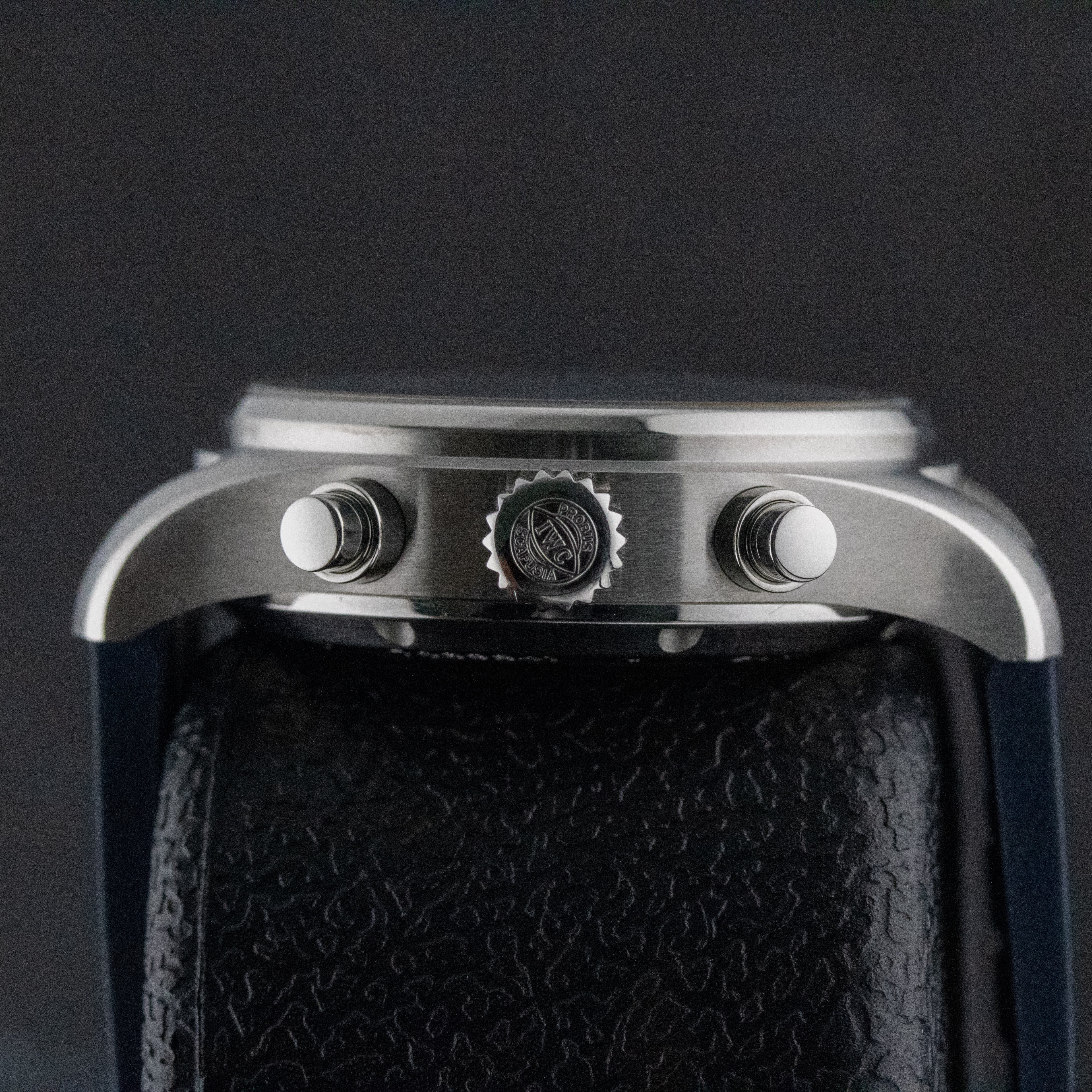 IWC Pilot's Watch Chronograph 41 Blue Dial on Rubber Strap IW388101