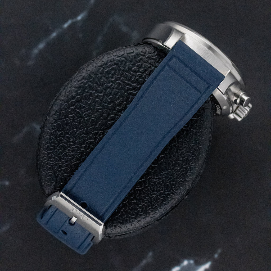 IWC Pilot's Watch Chronograph 41 Blue Dial on Rubber Strap IW388101