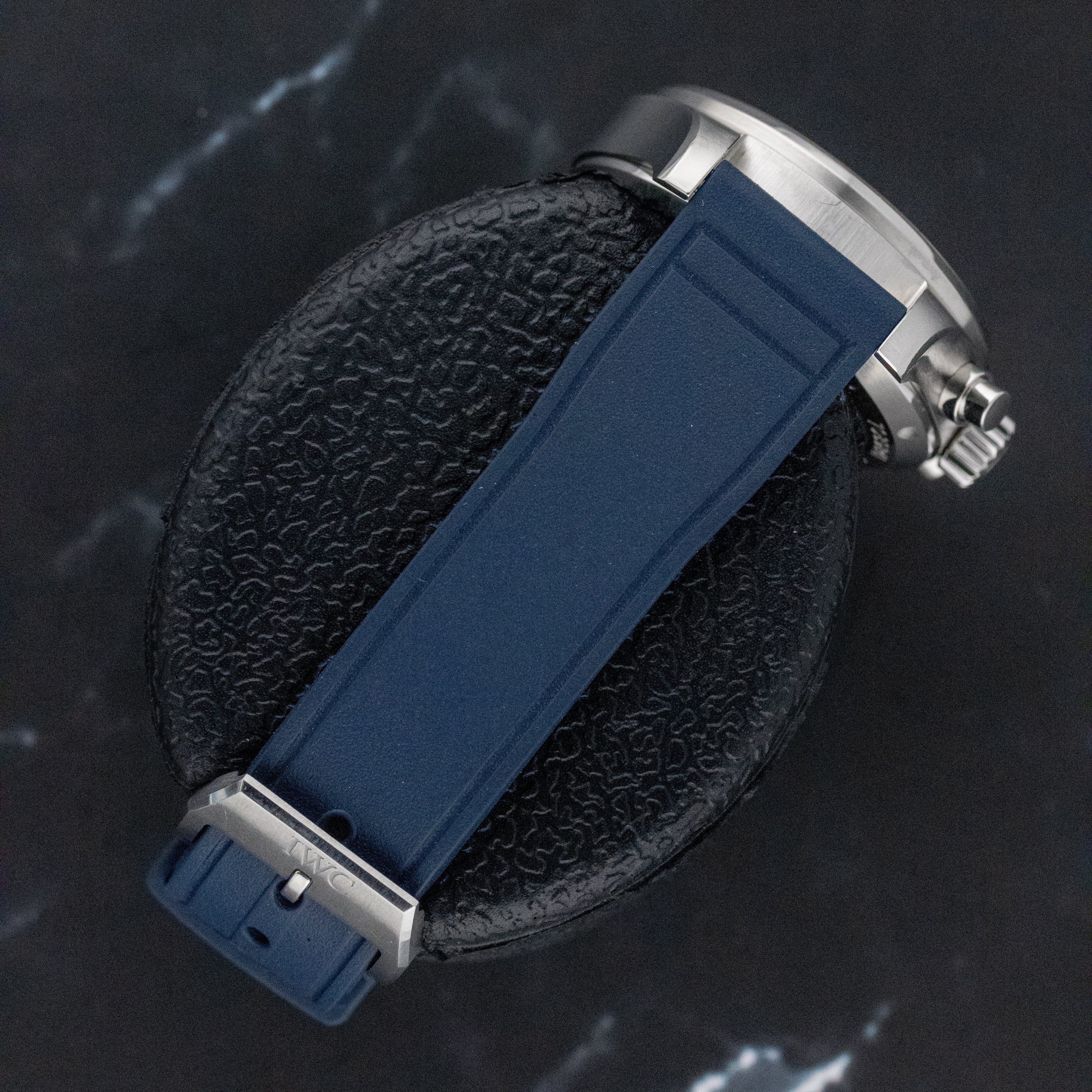 IWC Pilot's Watch Chronograph 41 Blue Dial on Rubber Strap IW388101