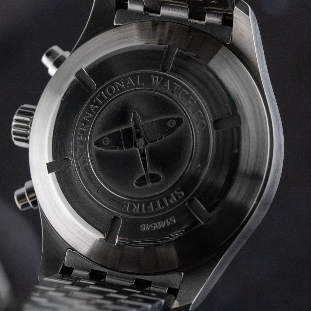 IWC Pilot's Watch Spitfire Chronograph Gray Dial on Bracelet IW387804