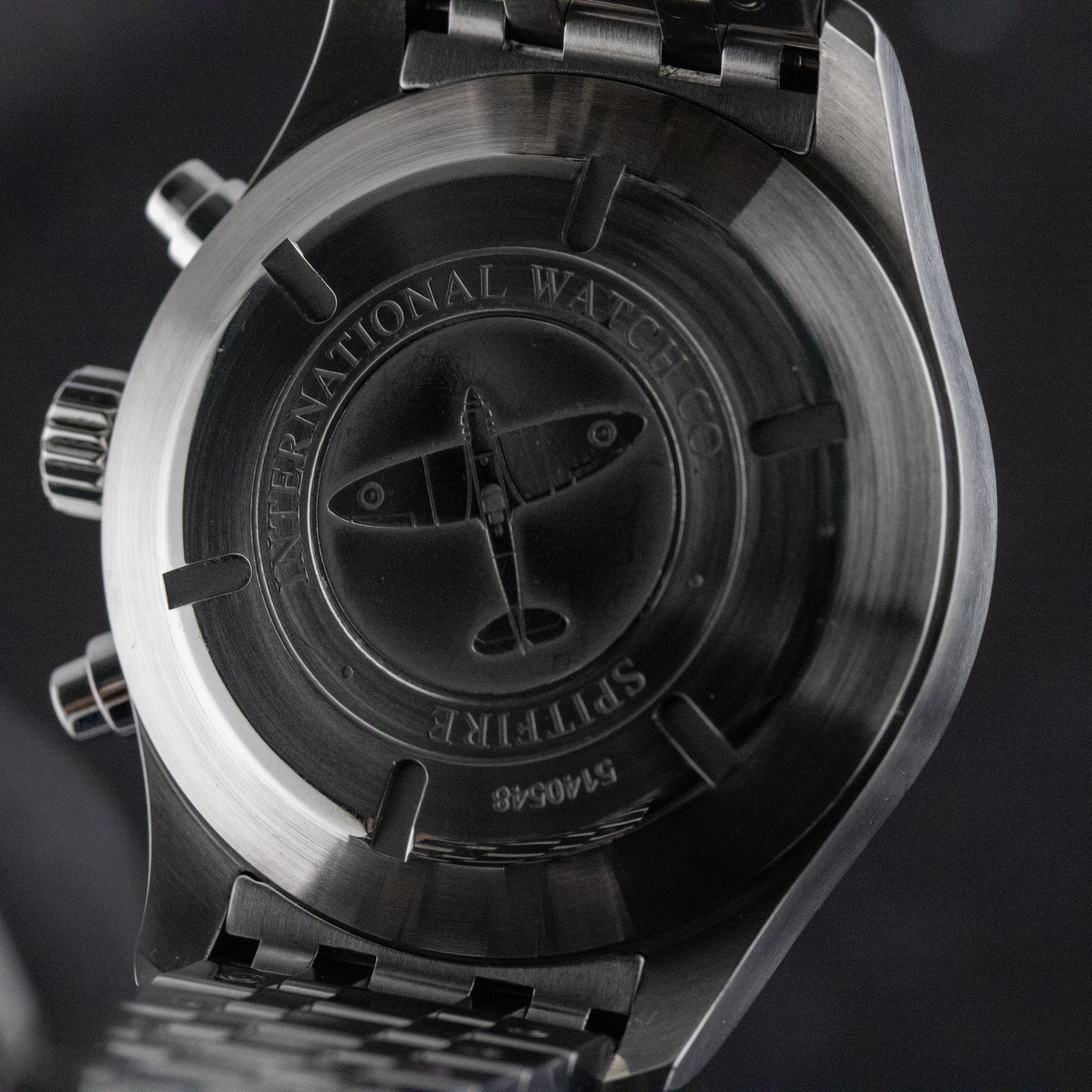 IWC Pilot's Watch Spitfire Chronograph Gray Dial on Bracelet IW387804