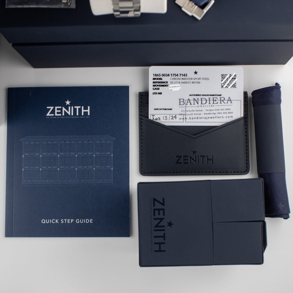 Zenith Chronomaster Sport Blue Dial on Bracelet 03.3114.3600/51.M3100 2024