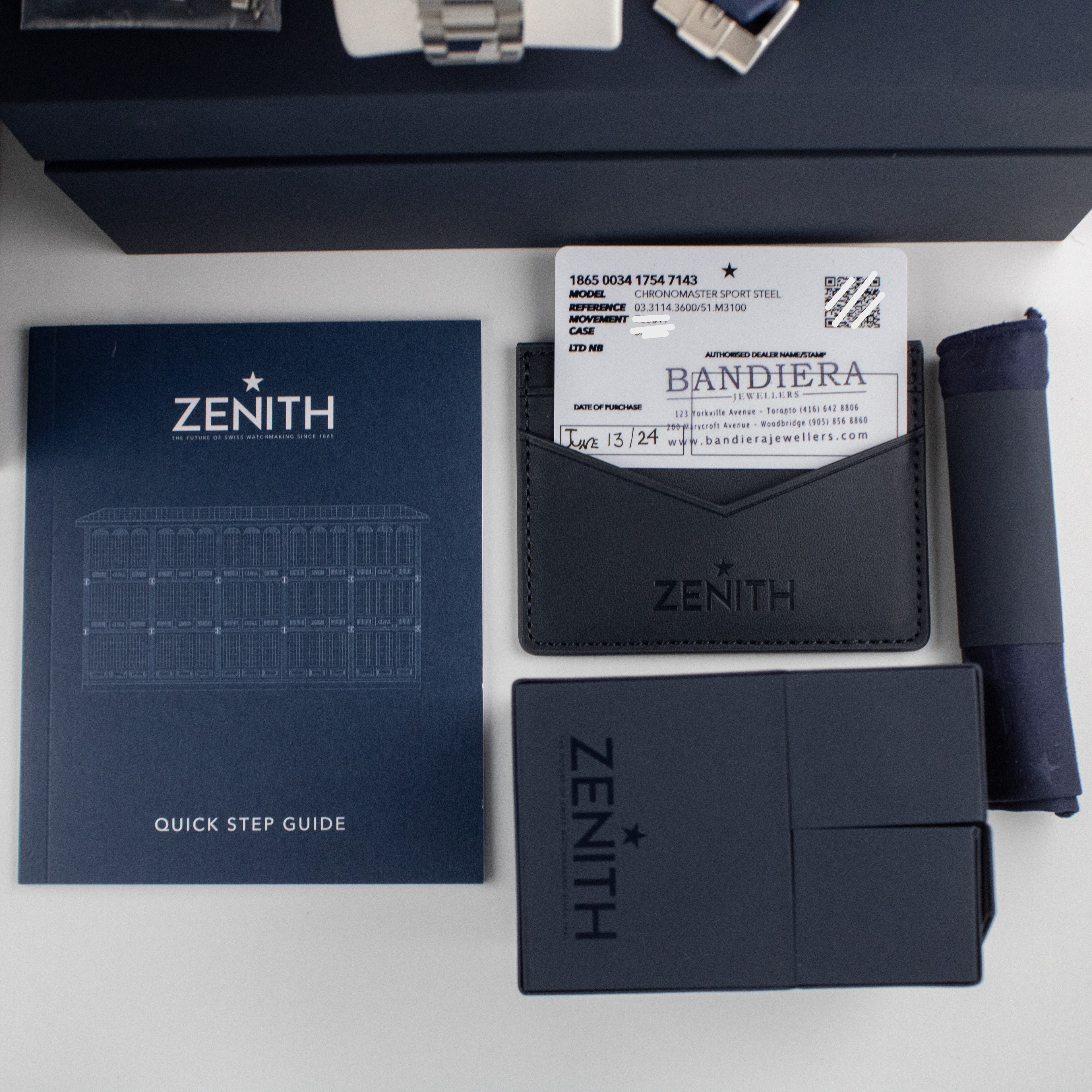 Zenith Chronomaster Sport Blue Dial on Bracelet 03.3114.3600/51.M3100 2024