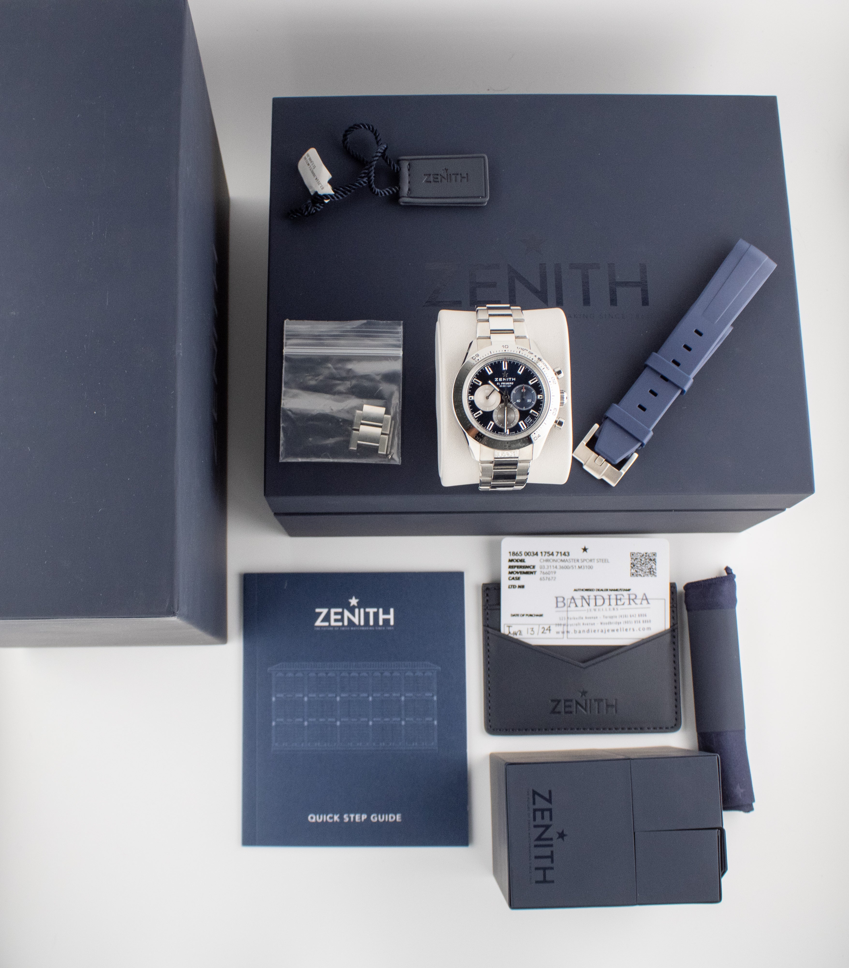 Zenith Chronomaster Sport Blue Dial on Bracelet 03.3114.3600/51.M3100 2024