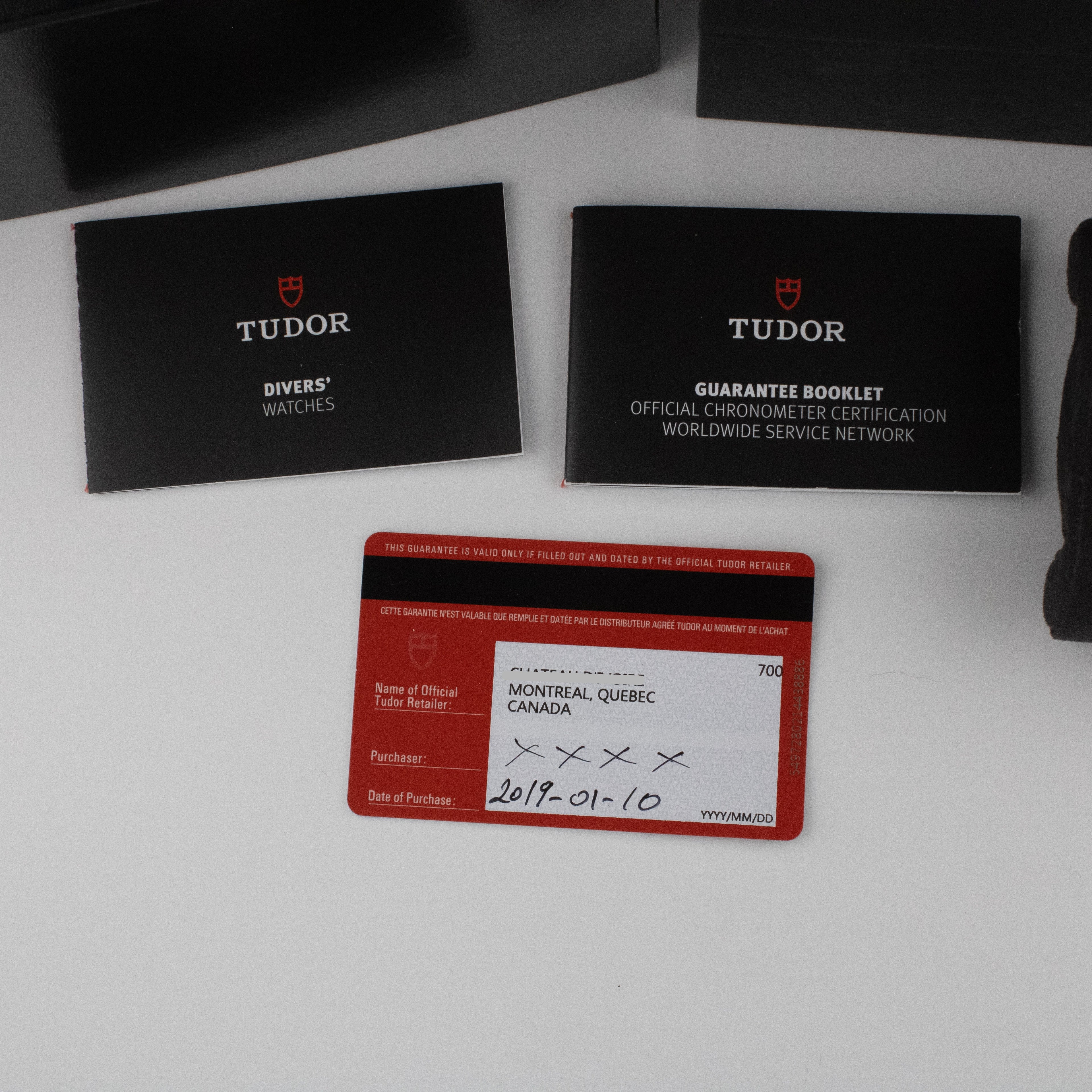 Tudor Heritage Black Bay 41  79230N Full Set