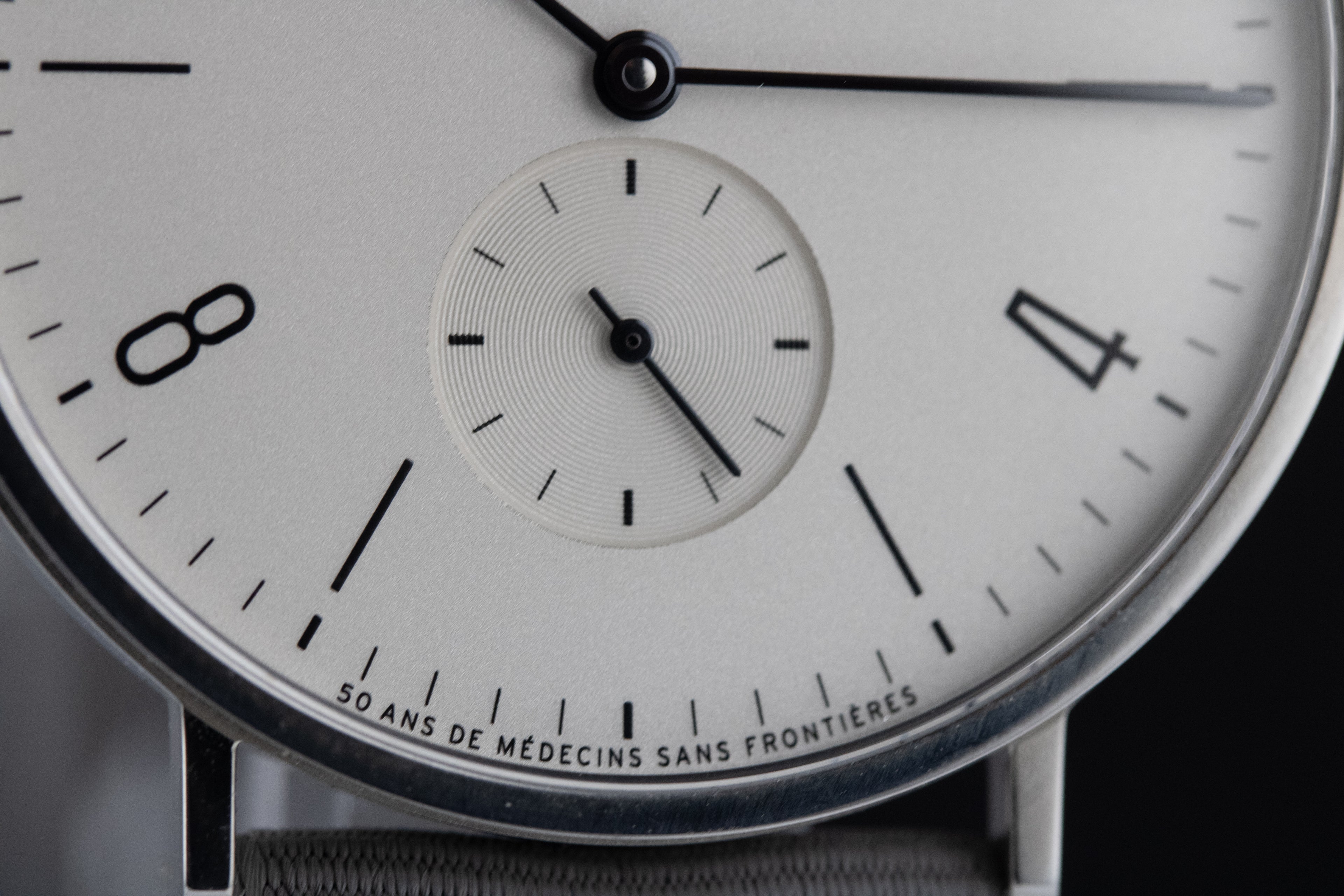 NOMOS Glashütte Tangente 38 50 Years of Doctors Without Borders 165.S50 Limited Edition