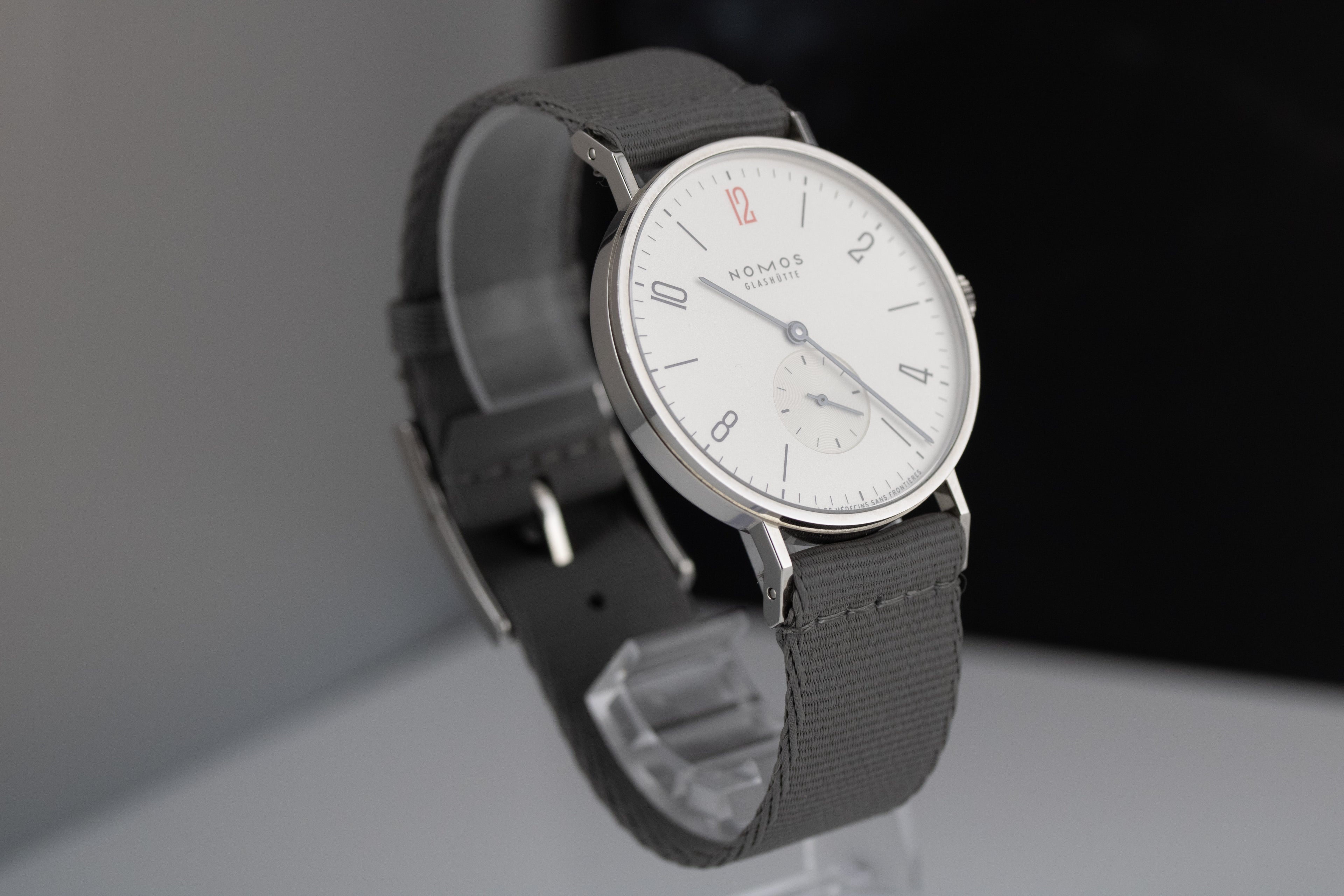 NOMOS Glashütte Tangente 38 50 Years of Doctors Without Borders 165.S50 Limited Edition