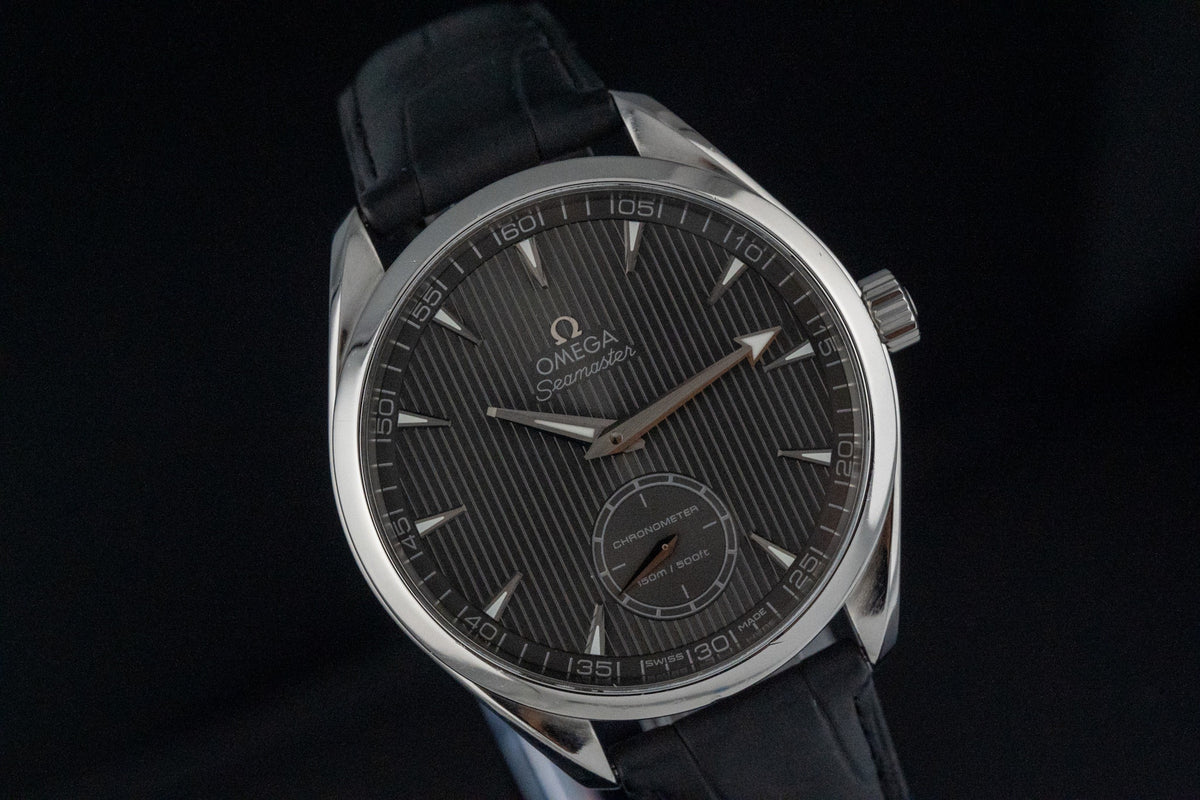 2013 Omega Seamaster Aqua Terra XXL 231.13.49.10.06.001 Grey Dial 49.2mm Manual Wind