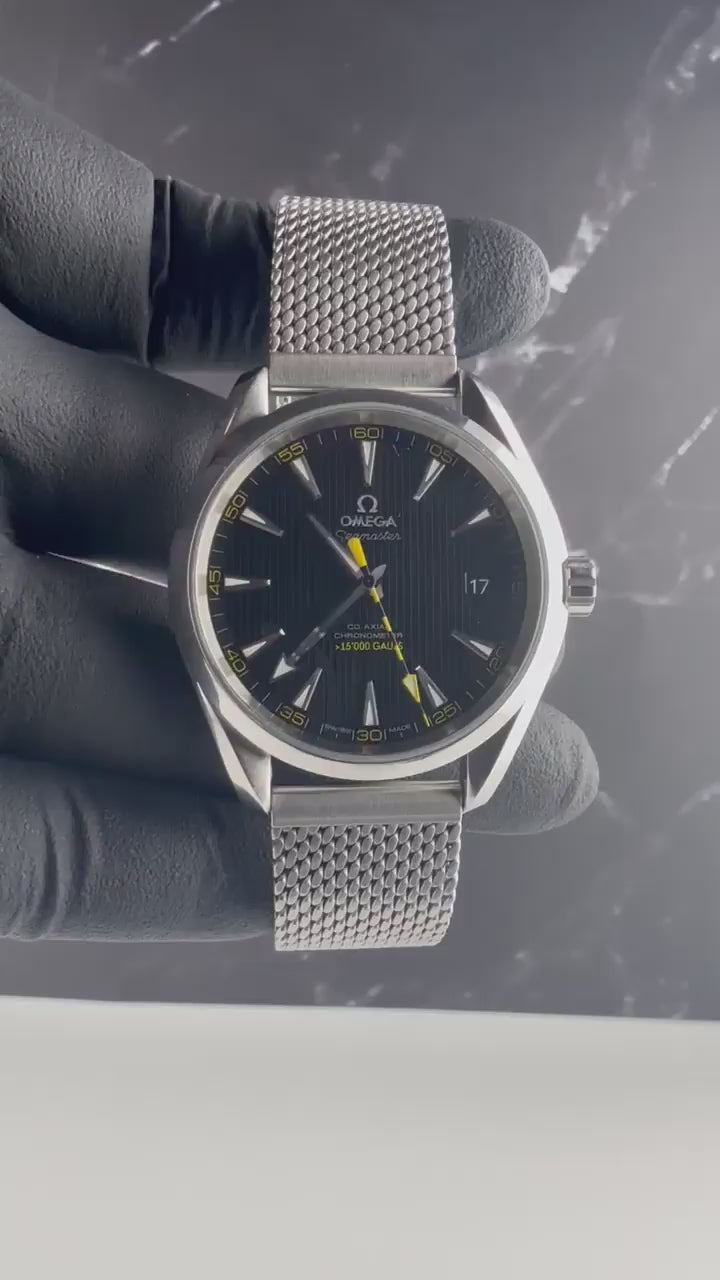 Omega Seamaster Aqua Terra >15,000 Gauss "Bumblebee" 231.12.42.21.01.001 Full Set