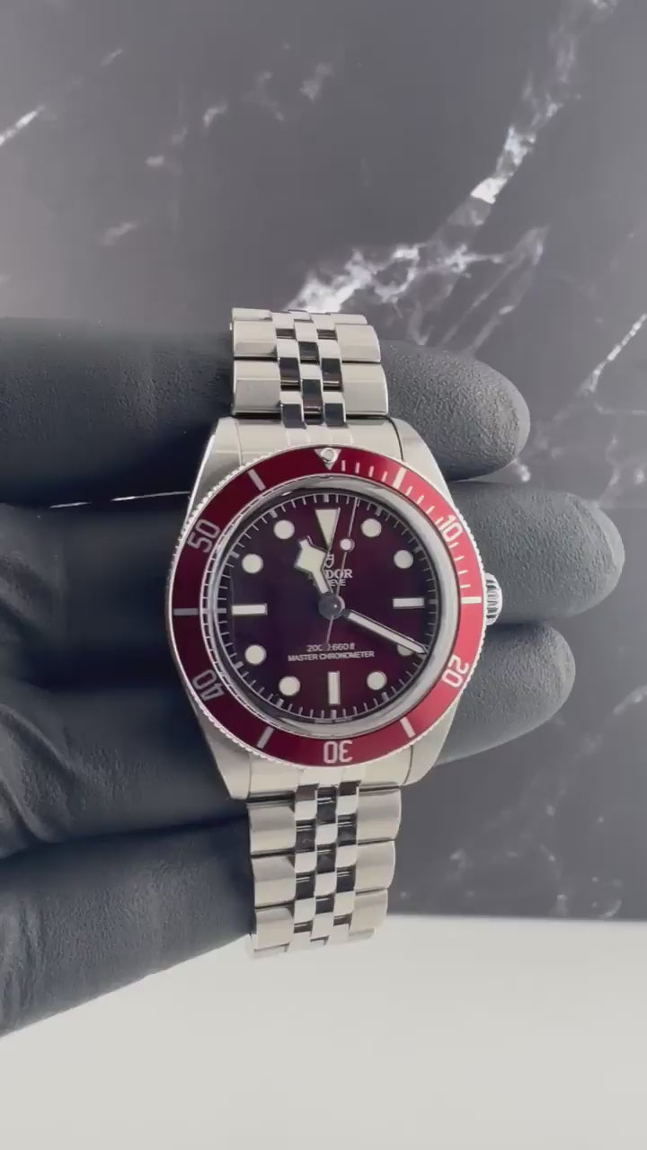 Tudor Black Bay 58 Burgundy Dial on Stainless Steel M7939A1A0RU-0001 Complete 2025