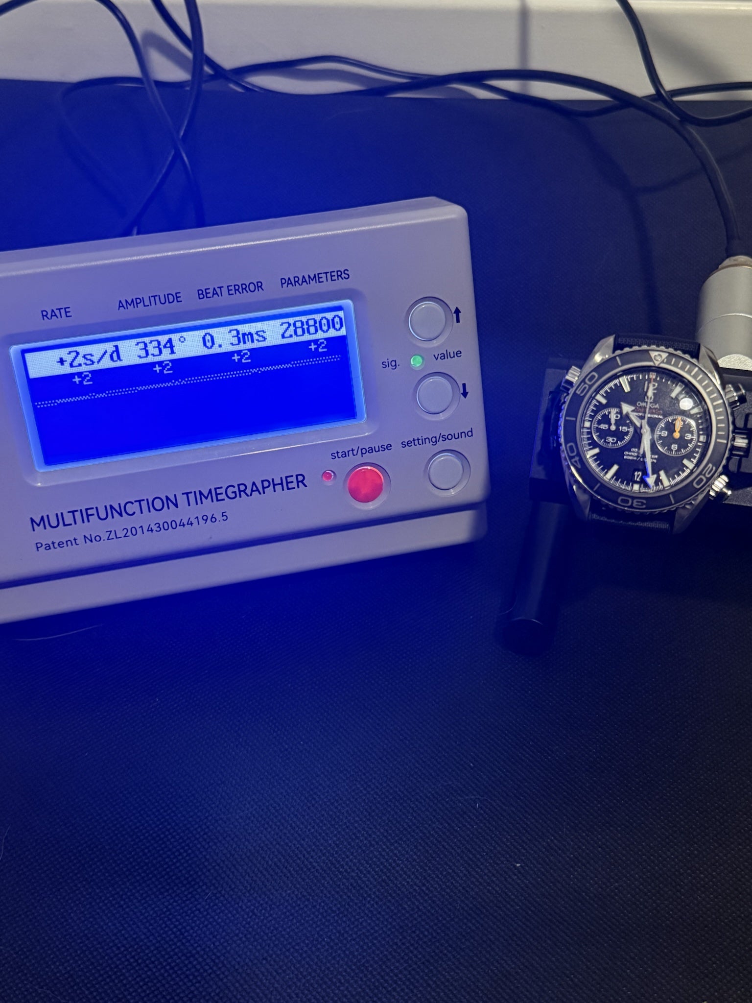 Omega Seamaster Planet Ocean Chronograph 232.30.46.51.01.003 Fresh Omega Service